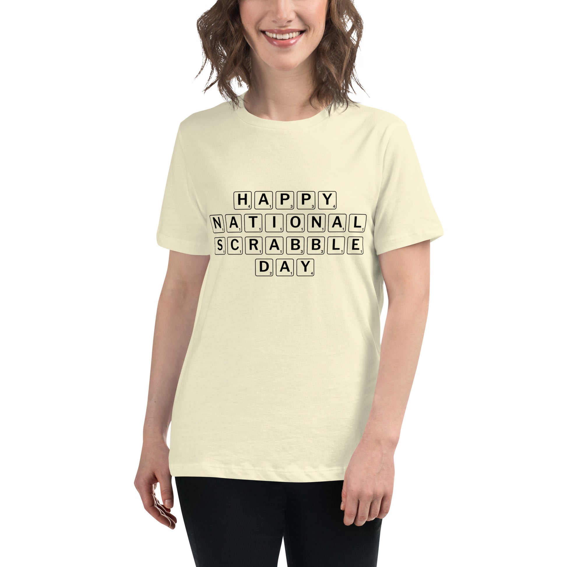 Happy National Scrabble Day Unisex T-shirt