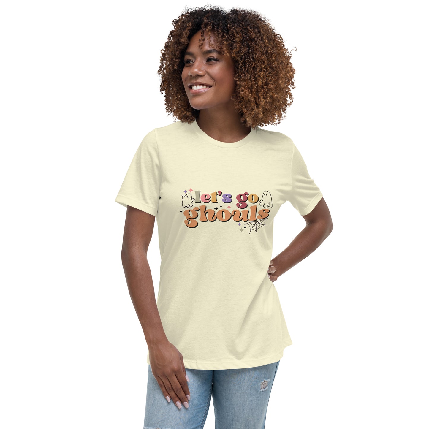 Halloween Heart Women's Relaxed T-shirt Tee Tshirt