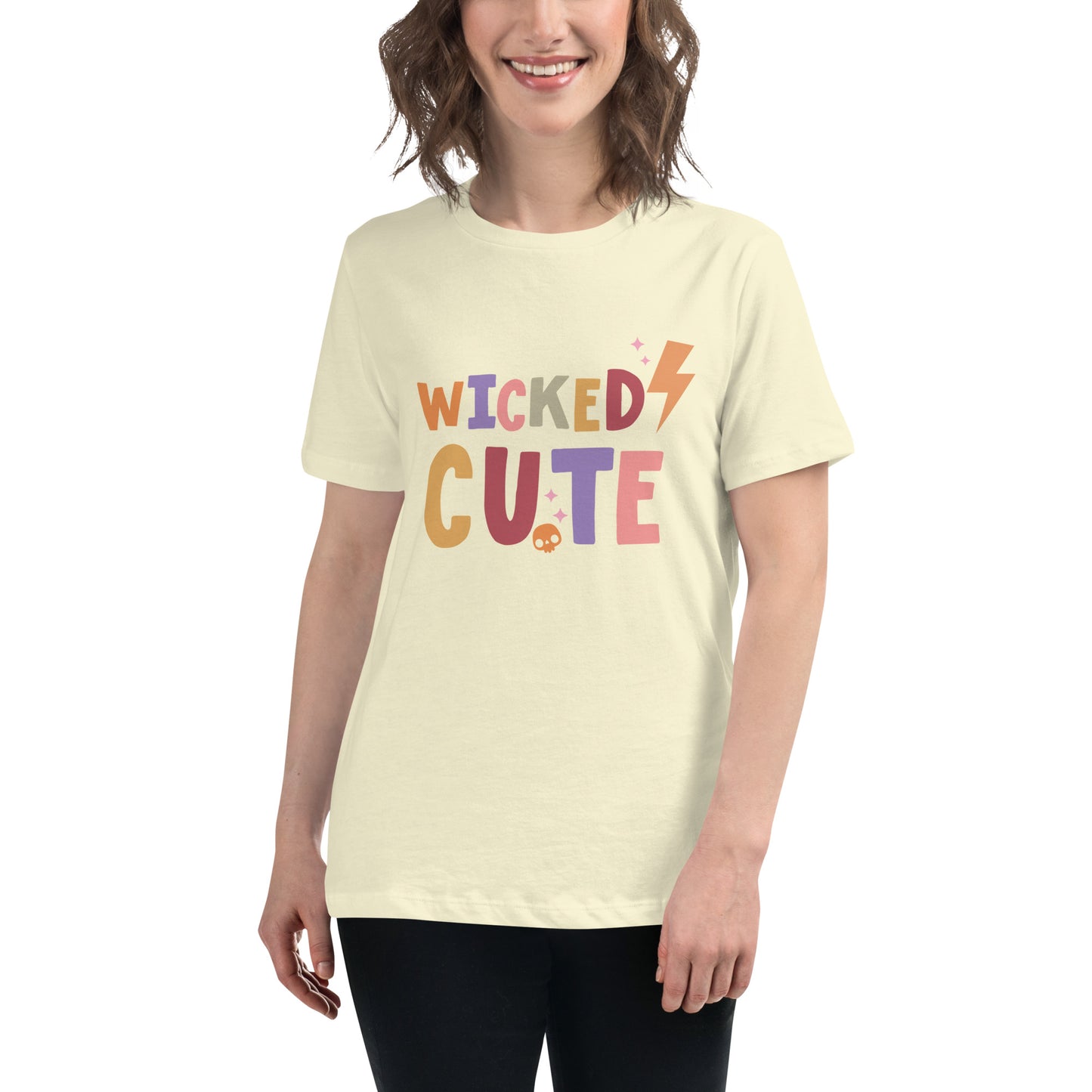Wicked Cute Halloween Women's Relaxed T-Shirt Tee Tshirt