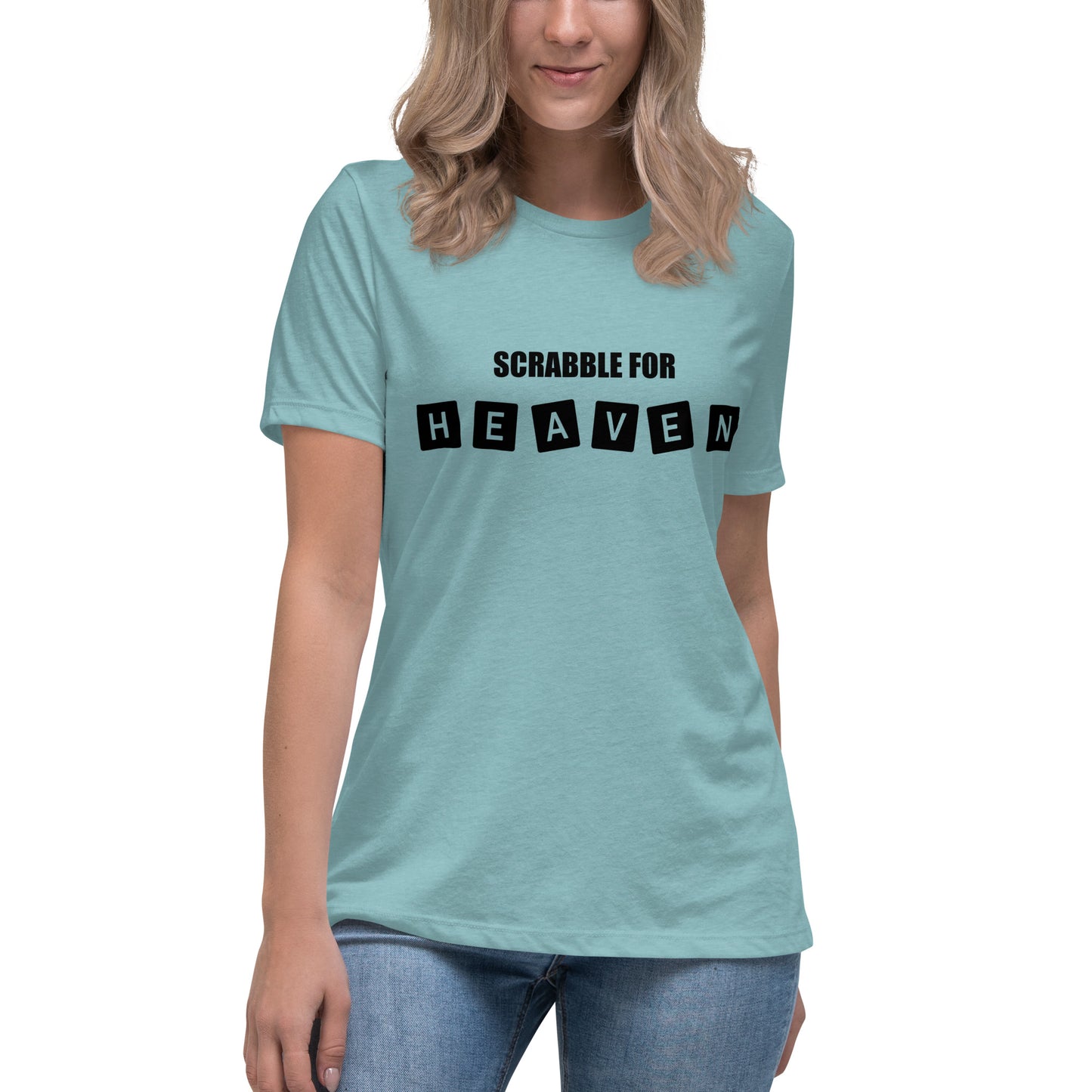 Scrabble for Heaven Women's Relaxed T-Shirt