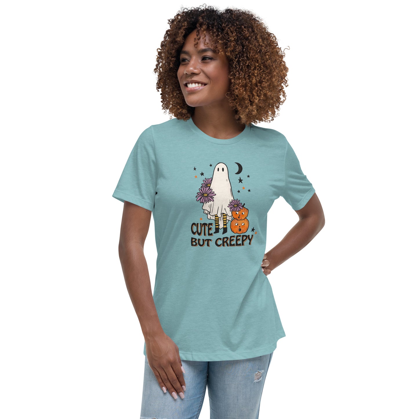 Cute But Creepy Women's Relaxed T-Shirt Tee Tshirt