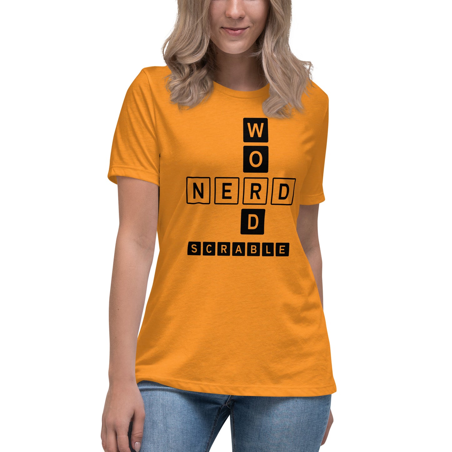 Word Nerd Scrabble Women's Relaxed T-Shirt