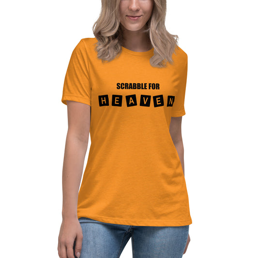 Scrabble for Heaven Women's Relaxed T-Shirt