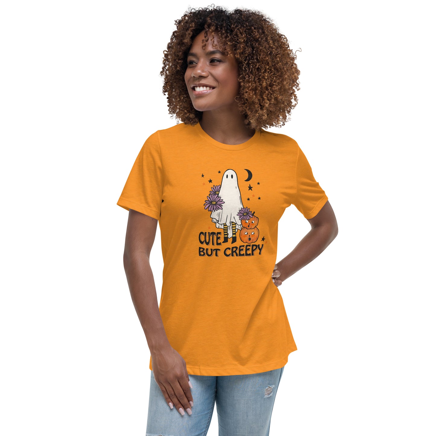 Cute But Creepy Women's Relaxed T-Shirt Tee Tshirt