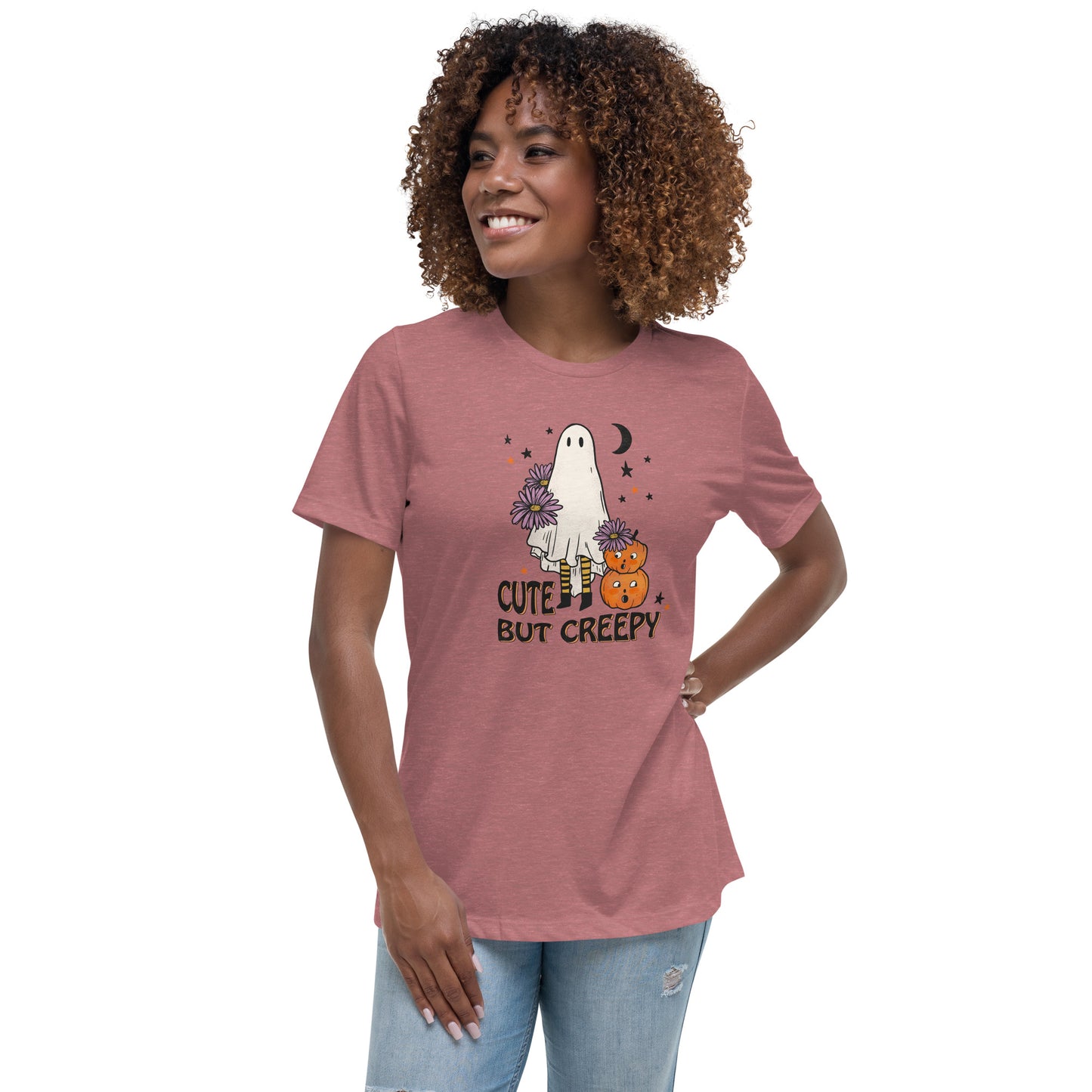 Cute But Creepy Women's Relaxed T-Shirt Tee Tshirt