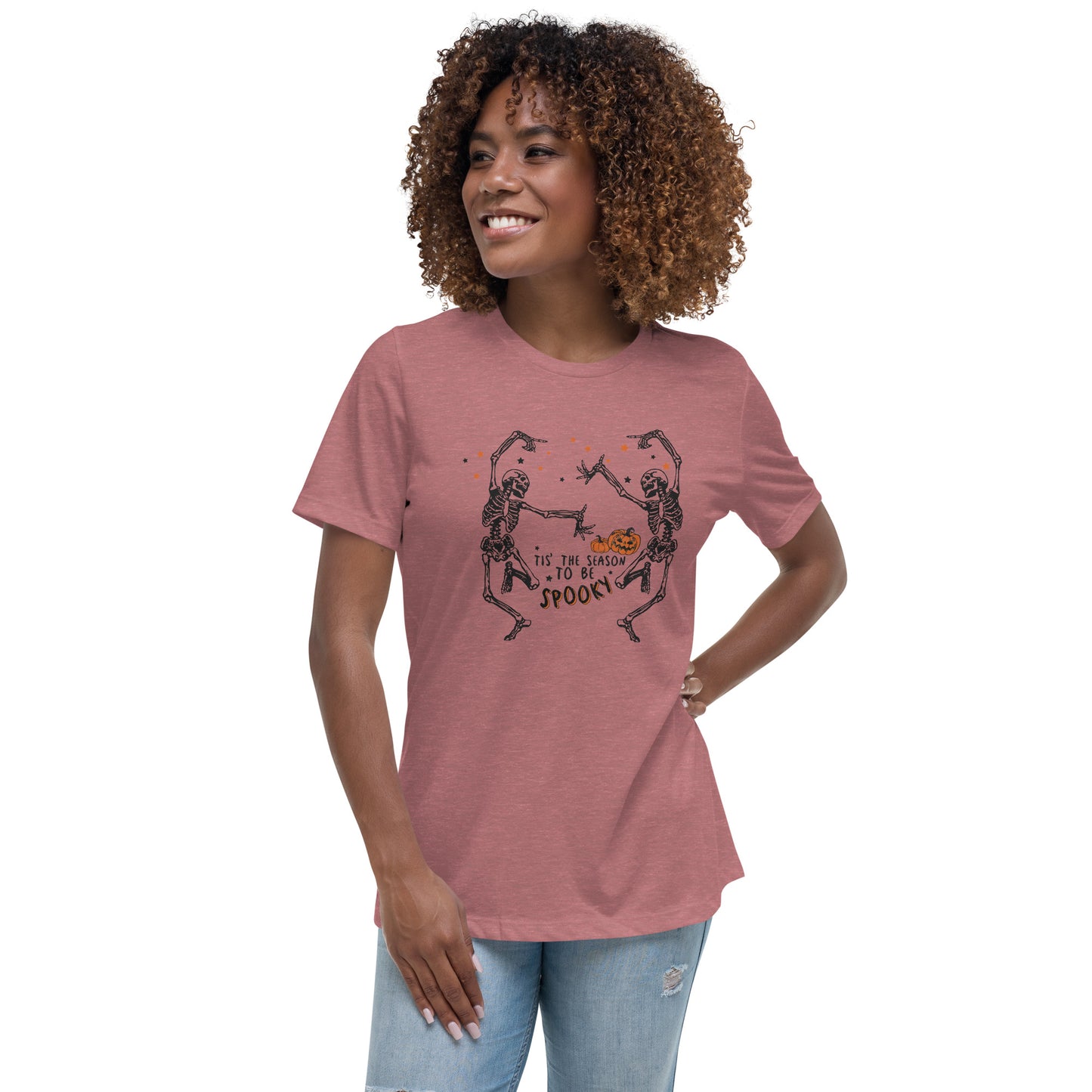 Tis the Season to be Spooky Women's Relaxed T-Shirt Tee Tshirt