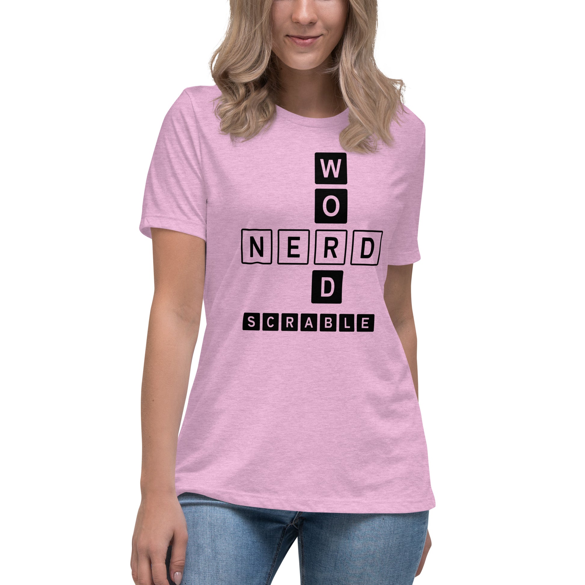 Word Nerd Scrabble Women's Relaxed T-Shirt