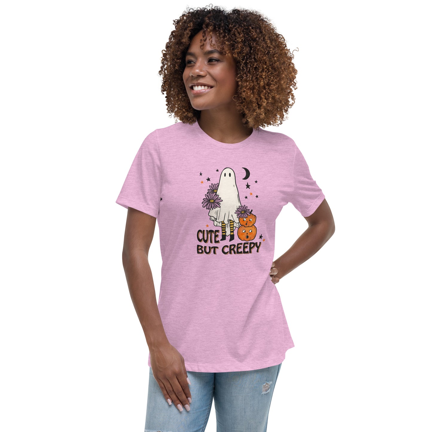 Cute But Creepy Women's Relaxed T-Shirt Tee Tshirt