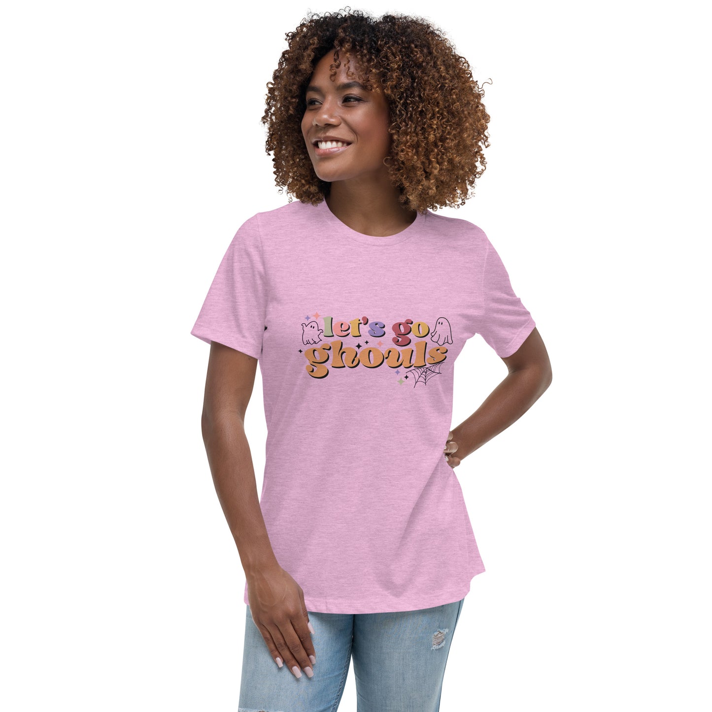 Halloween Heart Women's Relaxed T-shirt Tee Tshirt