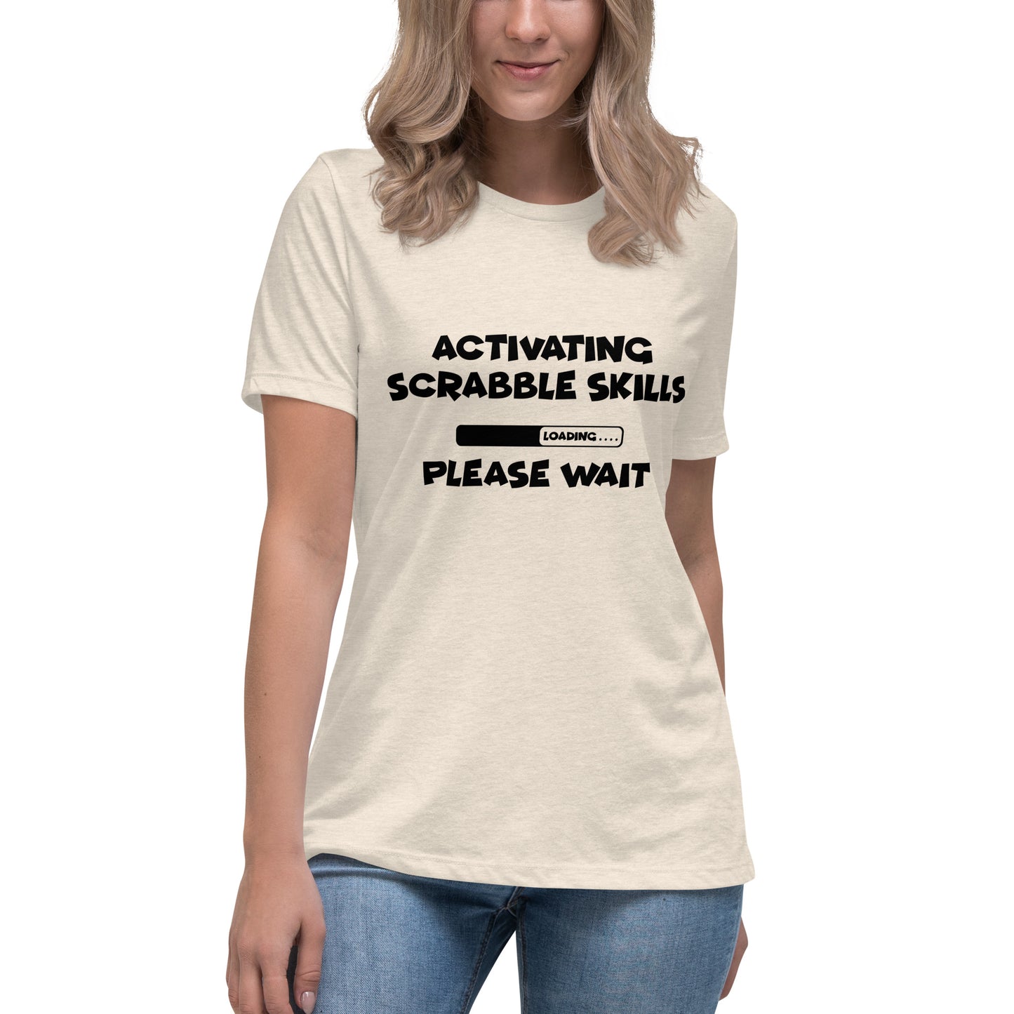 Activating Scrabble Skills Please Wait T-shirt