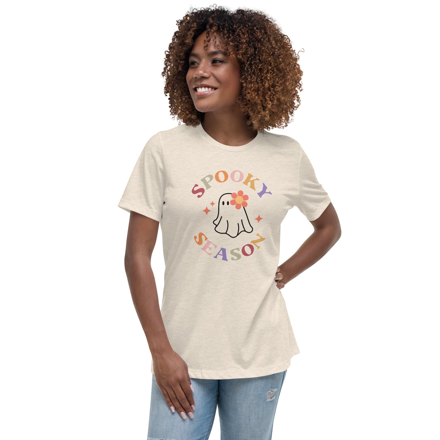 Spooky Season Women's Relaxed T-Shirt Tshirt Tee