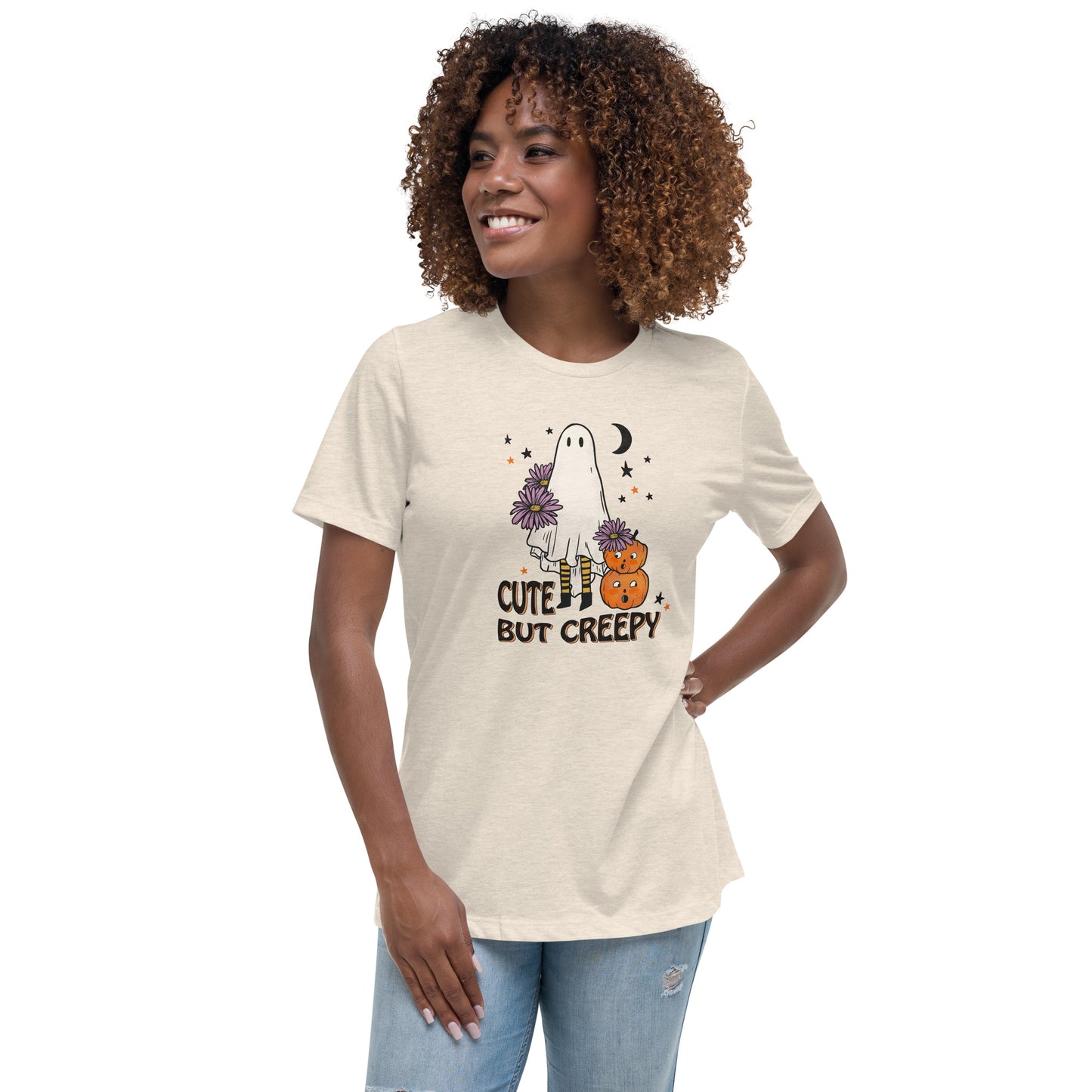 Cute But Creepy Women's Relaxed T-Shirt Tee Tshirt