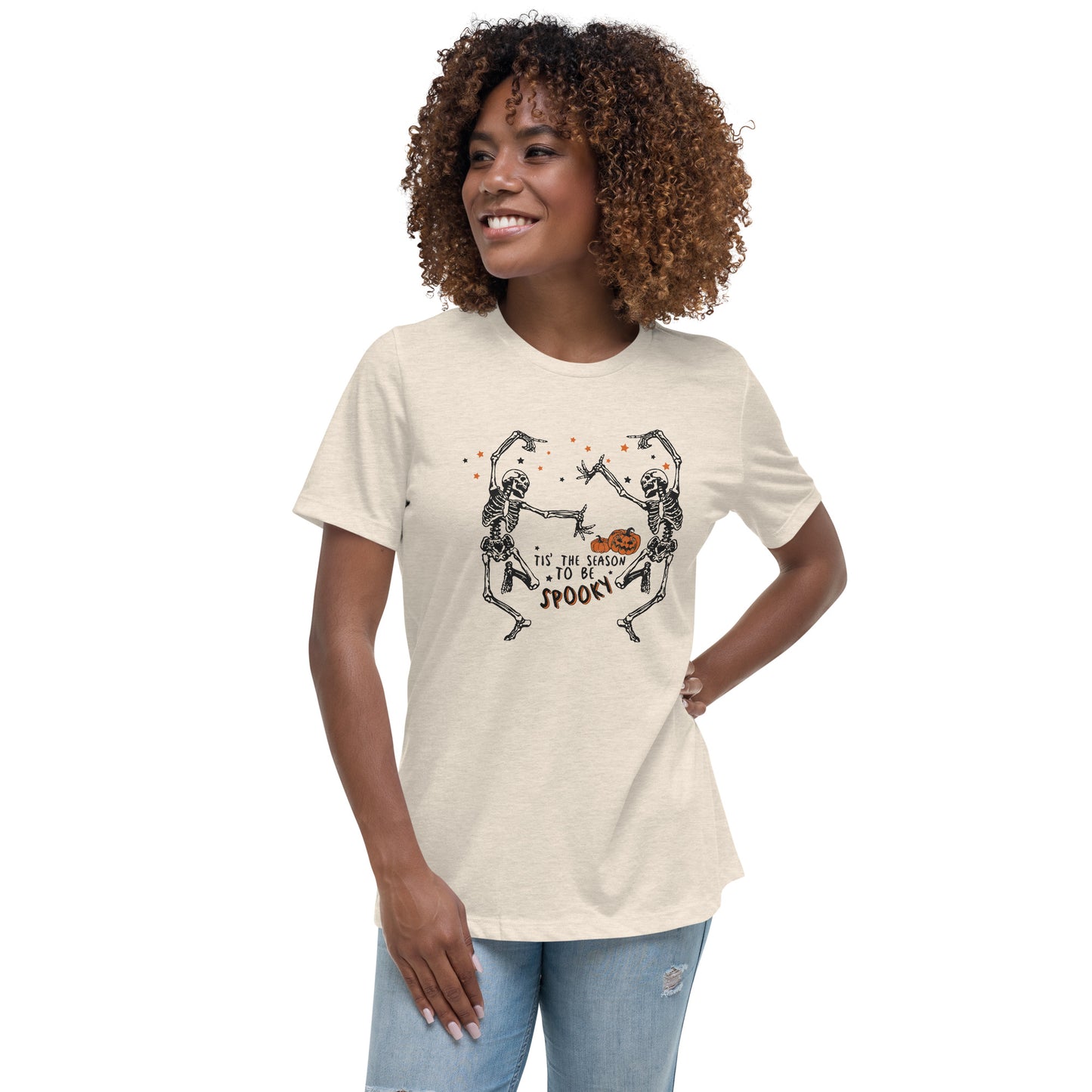 Tis the Season to be Spooky Women's Relaxed T-Shirt Tee Tshirt