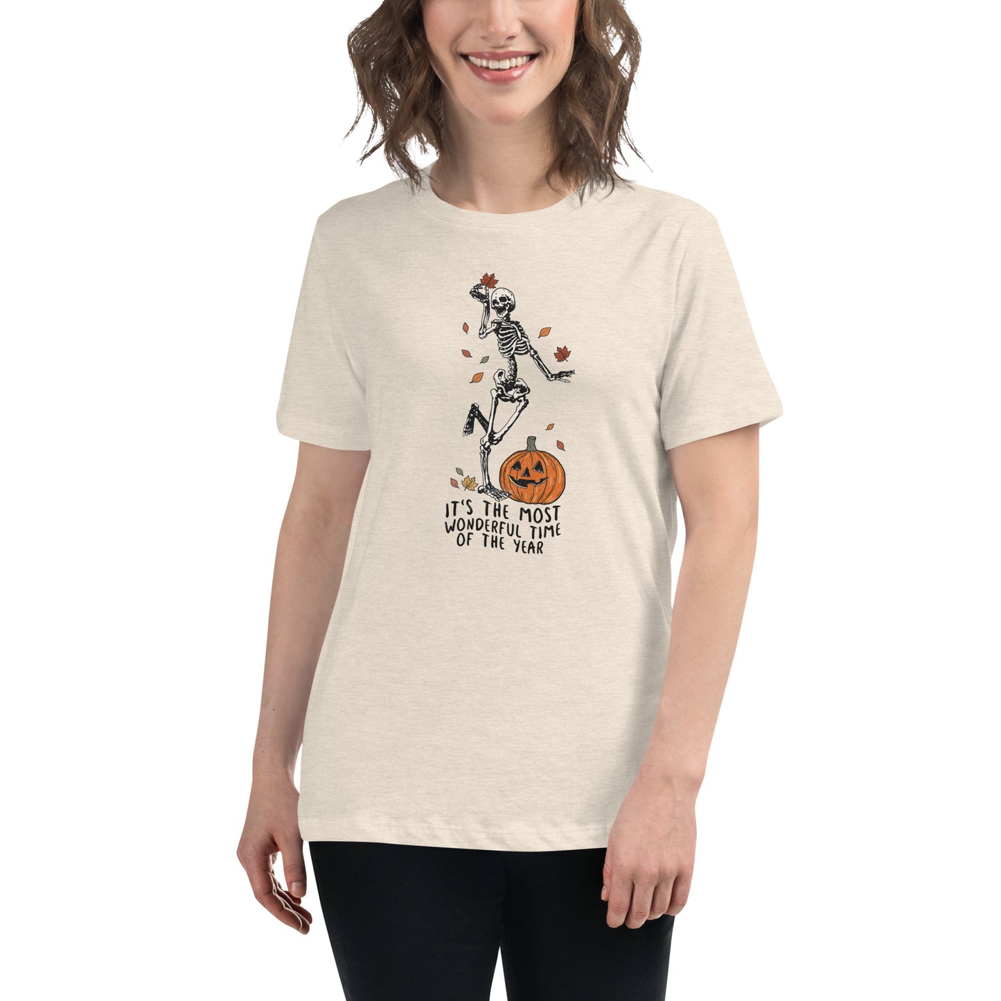 It's the Most Wonderful Time of the Year Halloween Women's Relaxed T-Shirt Tee Tshirt