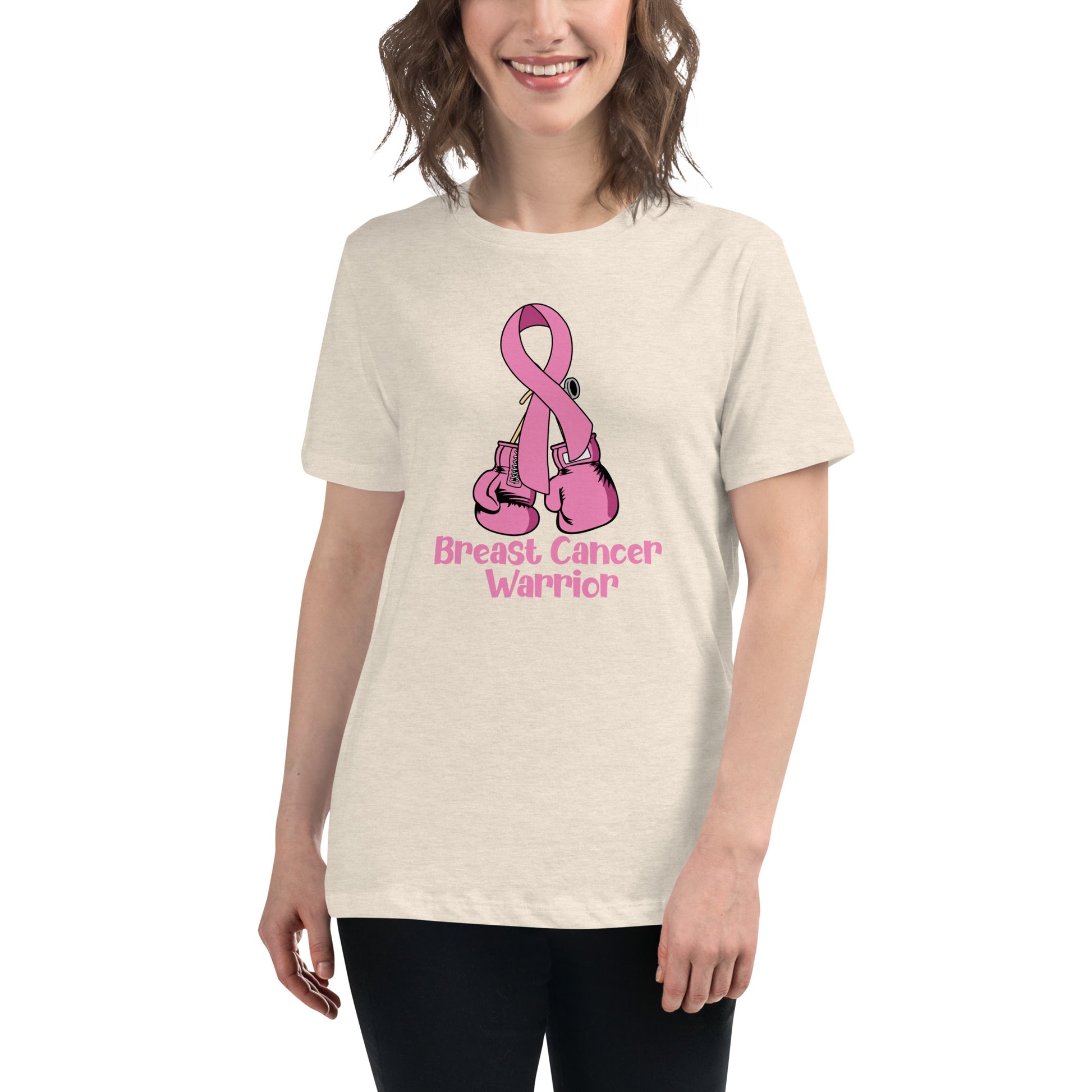 Breast Cancer Warrior Women's Relaxed Tshirt