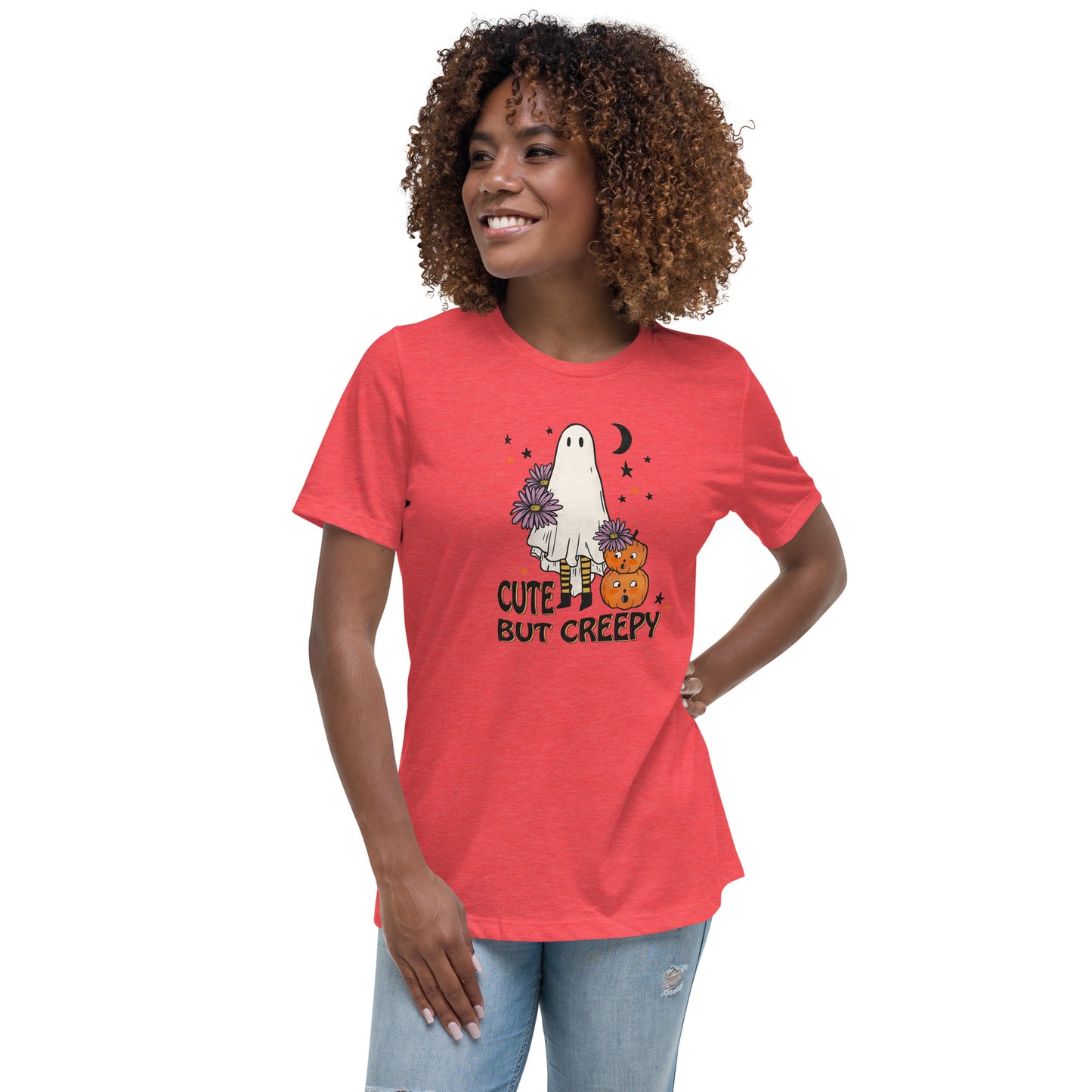 Cute But Creepy Women's Relaxed T-Shirt Tee Tshirt