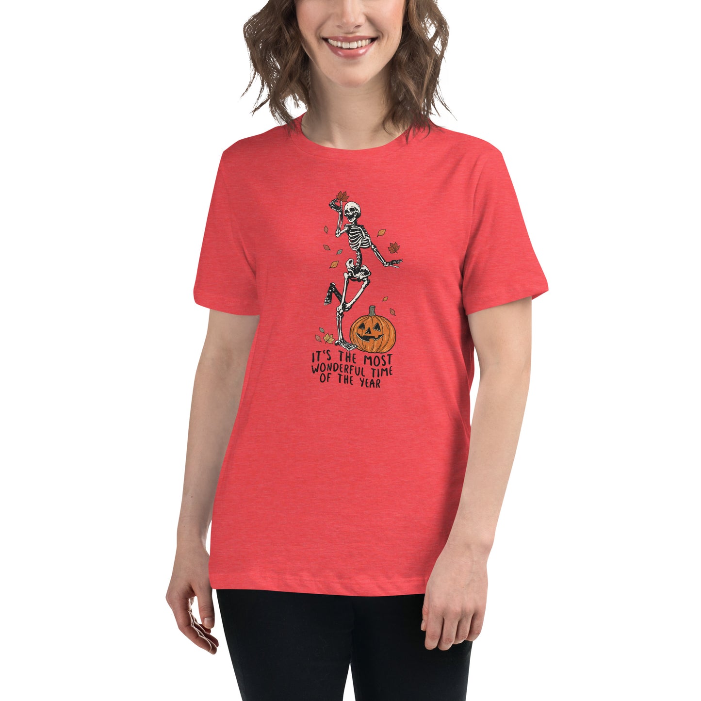 It's the Most Wonderful Time of the Year Halloween Women's Relaxed T-Shirt Tee Tshirt