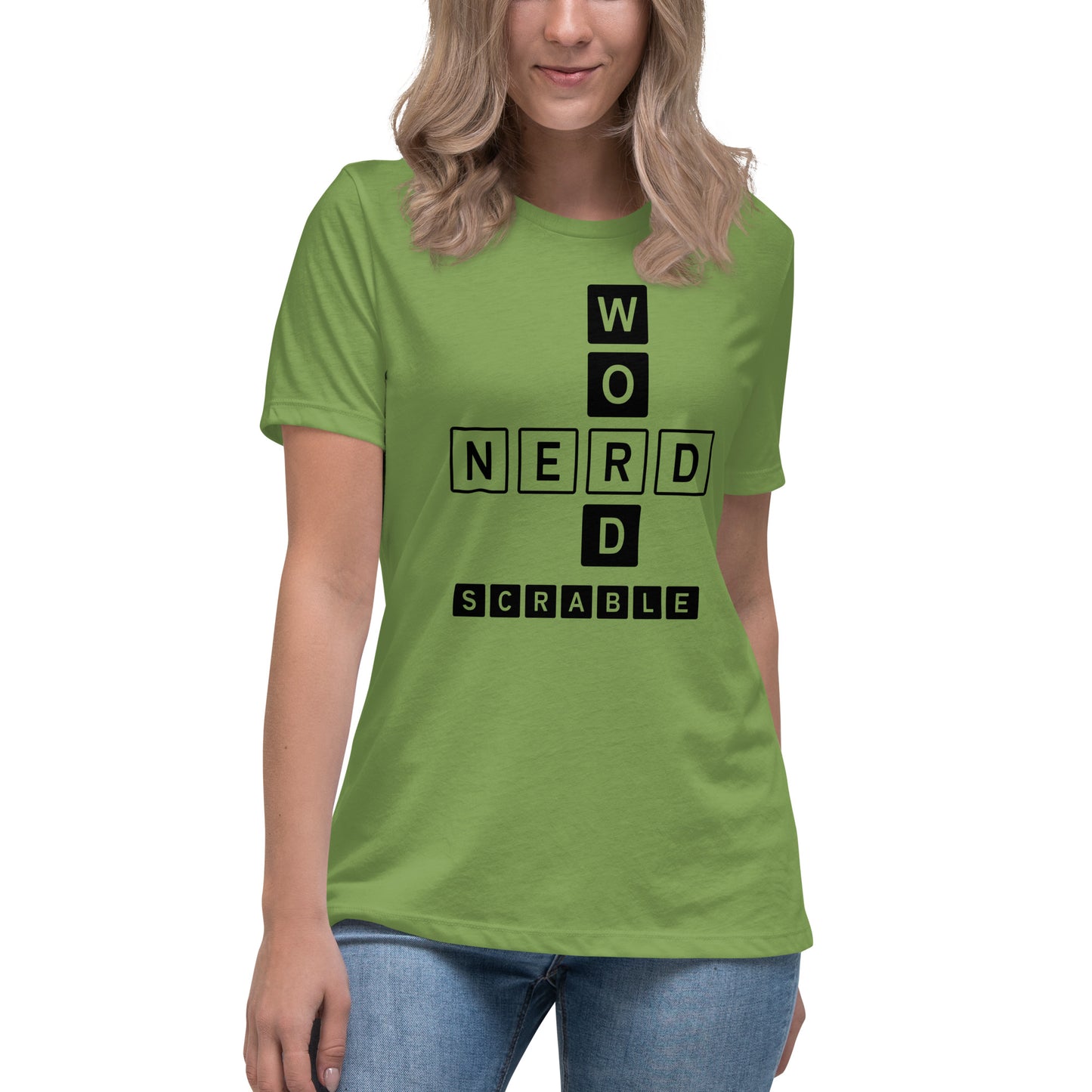 Word Nerd Scrabble Women's Relaxed T-Shirt