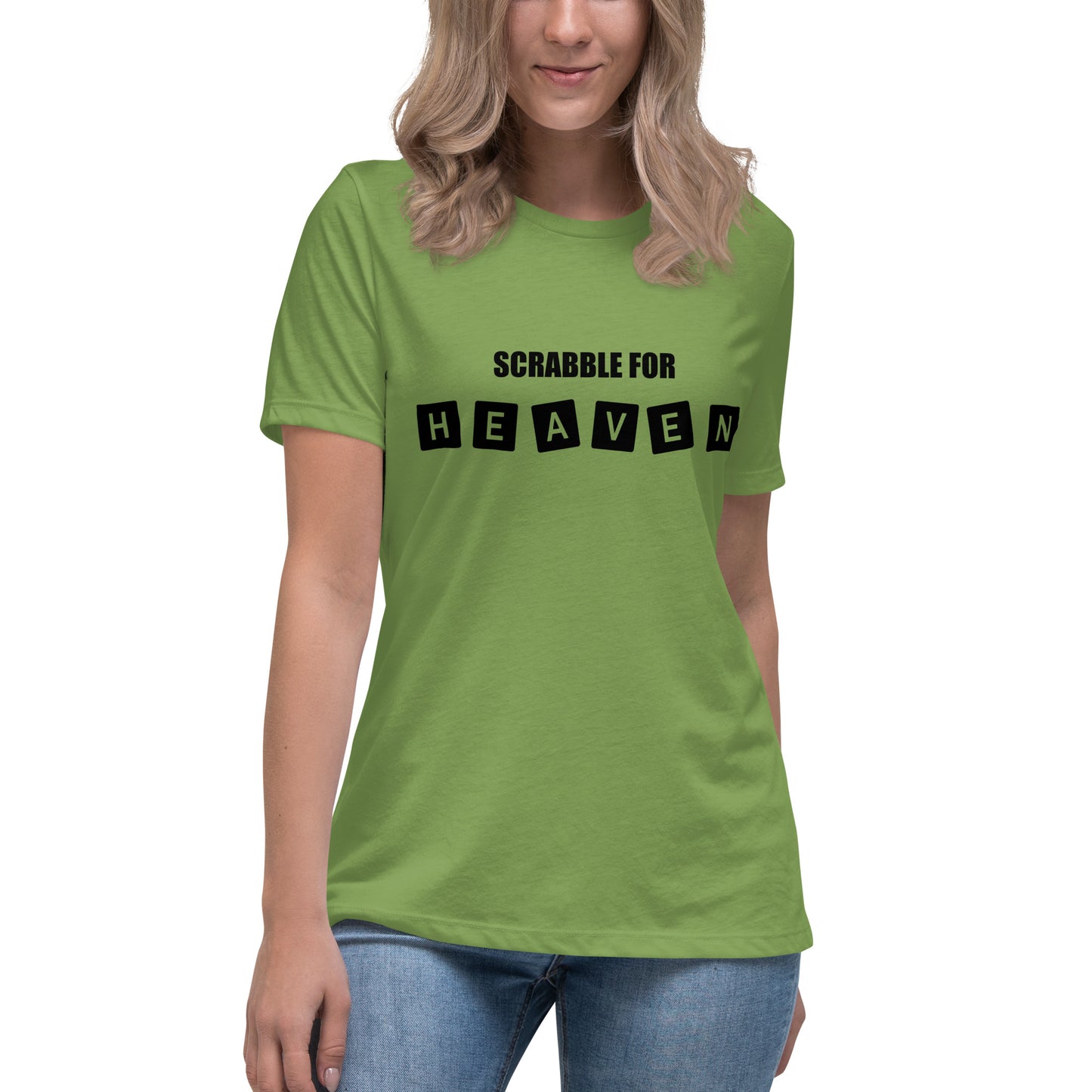 Scrabble for Heaven Women's Relaxed T-Shirt