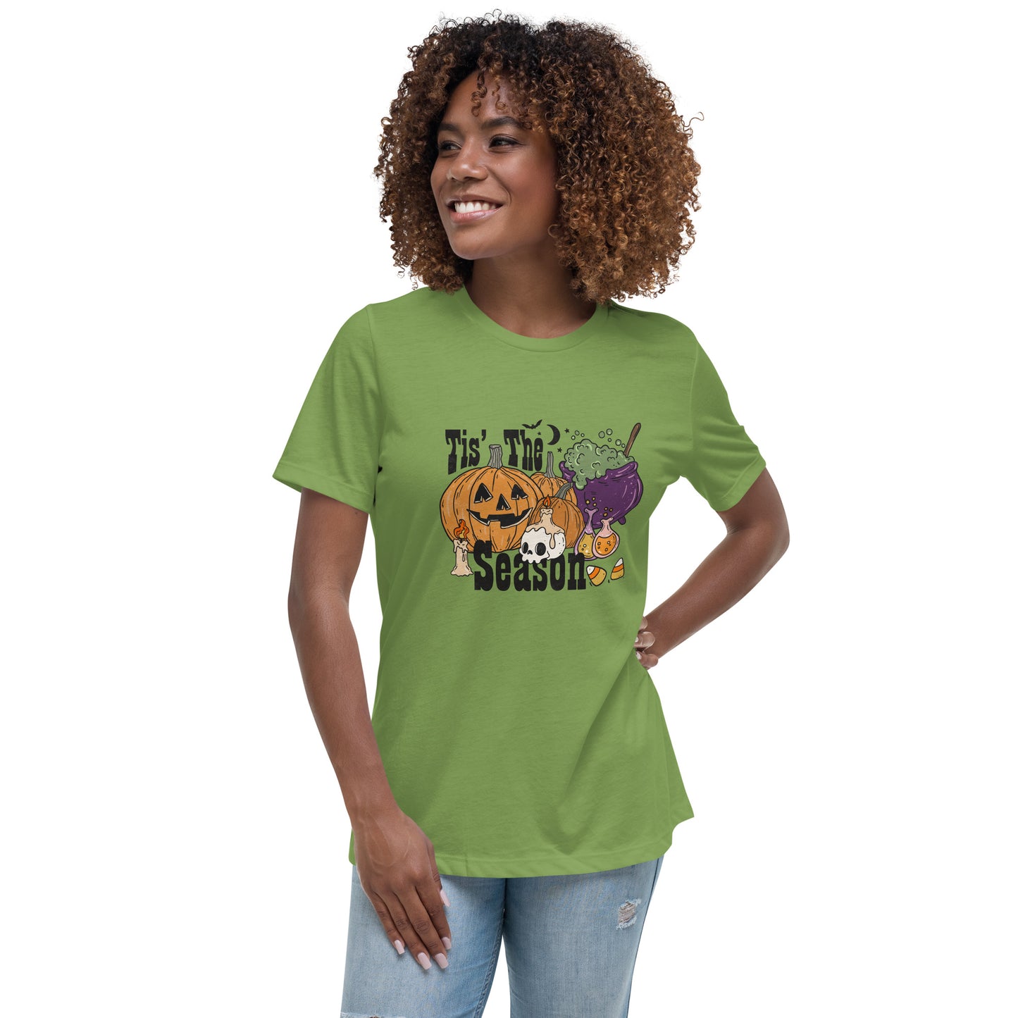 Halloween Tis the Season Women's Relaxed T-Shirt Tee Tshirt