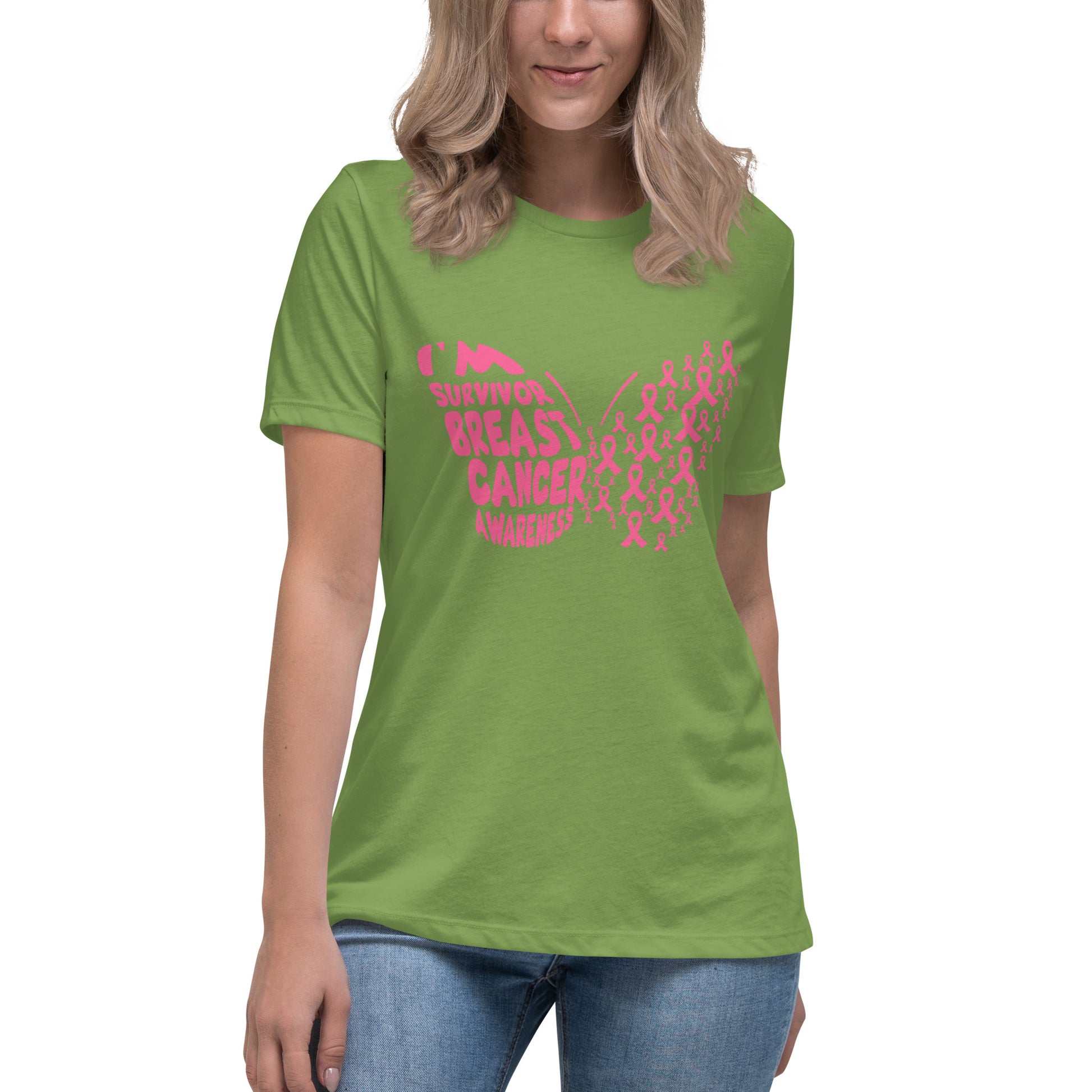 Breast Cancer Survivor Butterfly Women's Tshirt