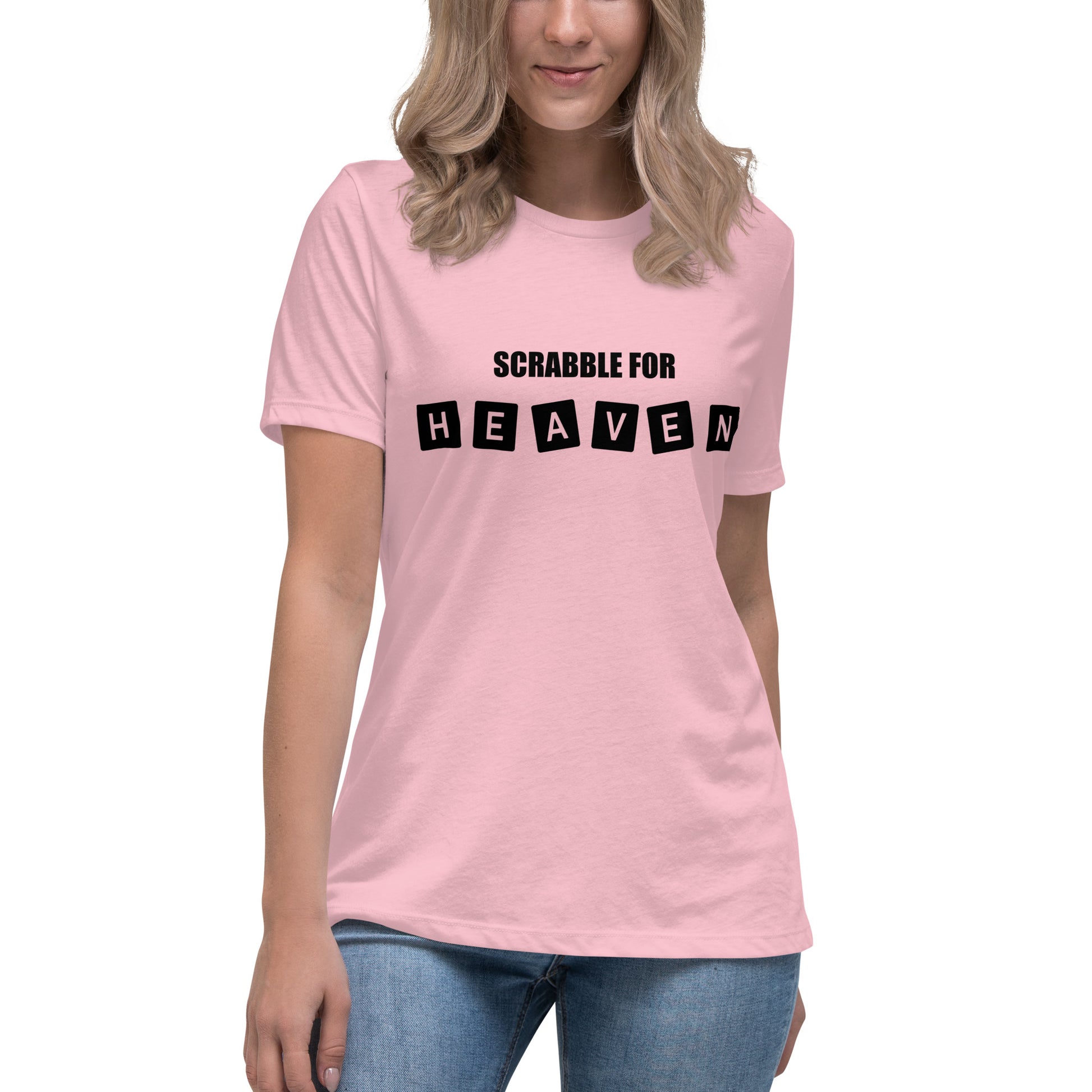 Scrabble for Heaven Women's Relaxed T-Shirt