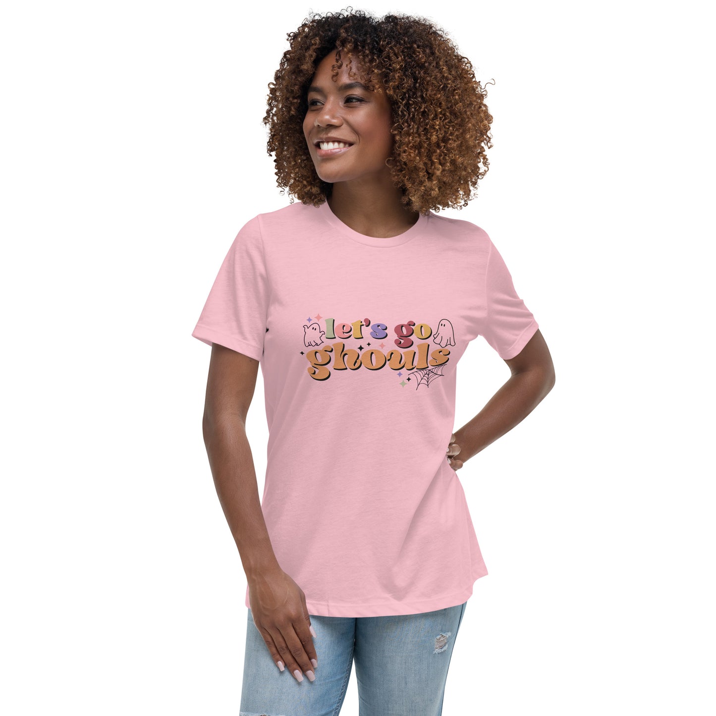 Halloween Heart Women's Relaxed T-shirt Tee Tshirt
