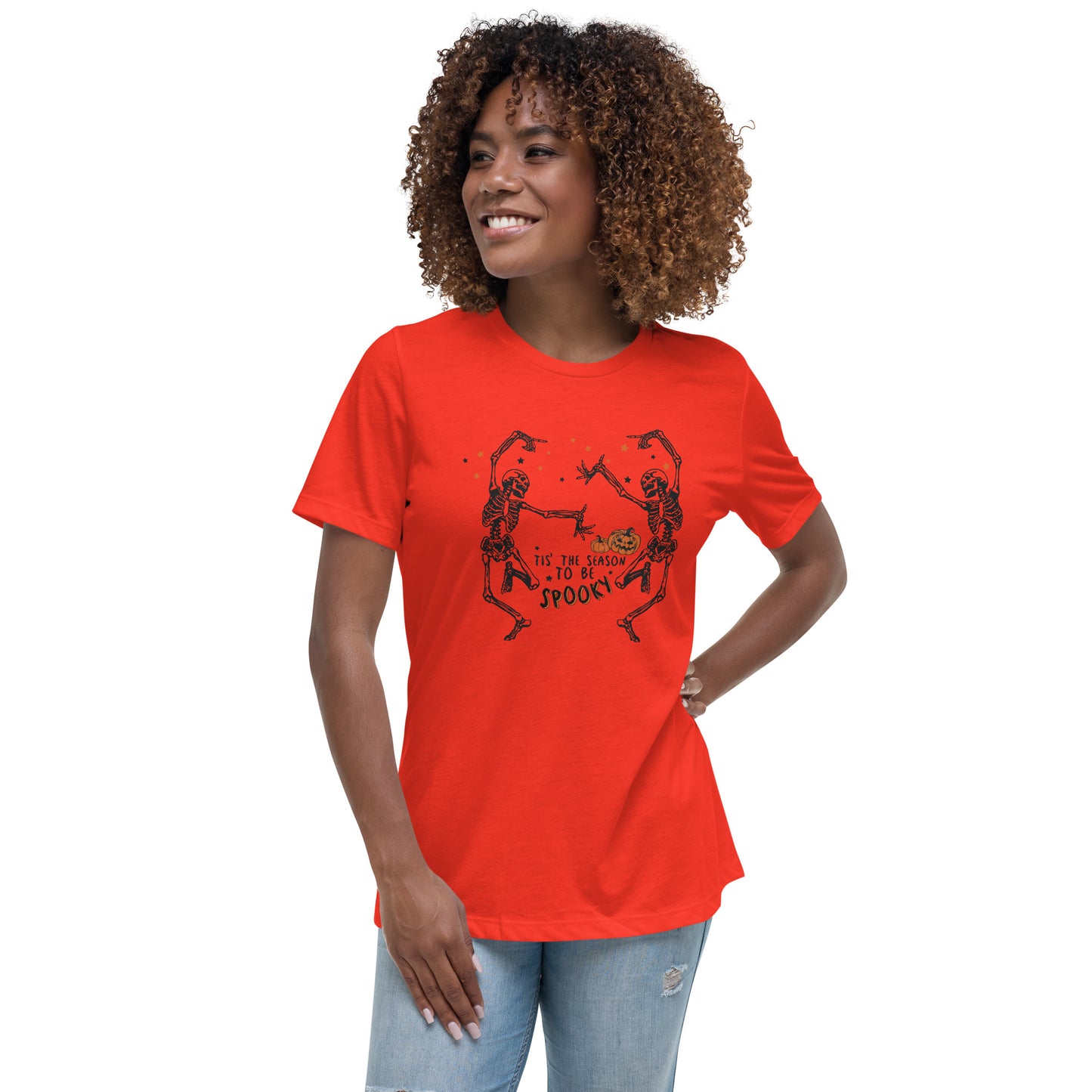 Tis the Season to be Spooky Women's Relaxed T-Shirt Tee Tshirt