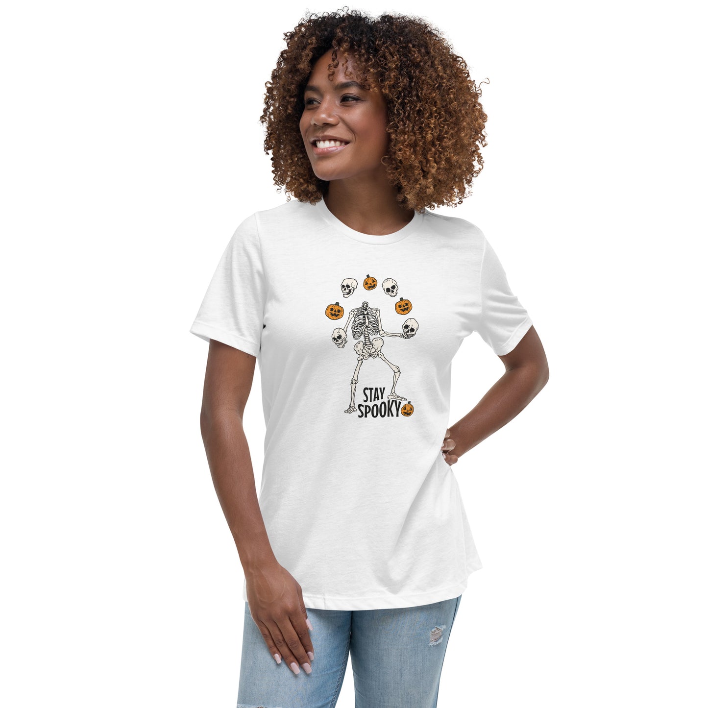 Stay Spooky Women's Relaxed T-Shirt Tee Tshirt