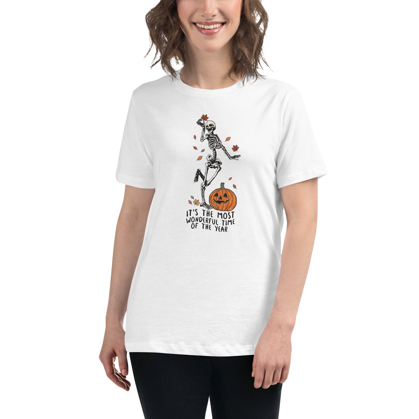 It's the Most Wonderful Time of the Year Halloween Women's Relaxed T-Shirt Tee Tshirt