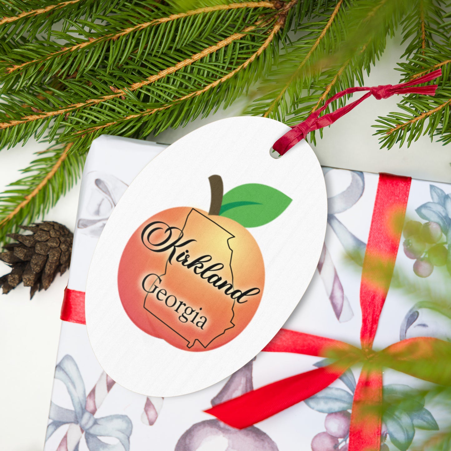 Kirkland Georgia Wooden ornaments