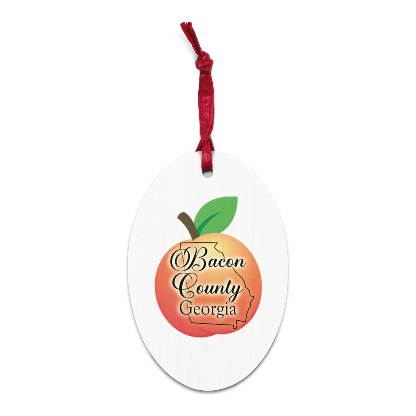 Bacon County Georgia Wooden ornaments