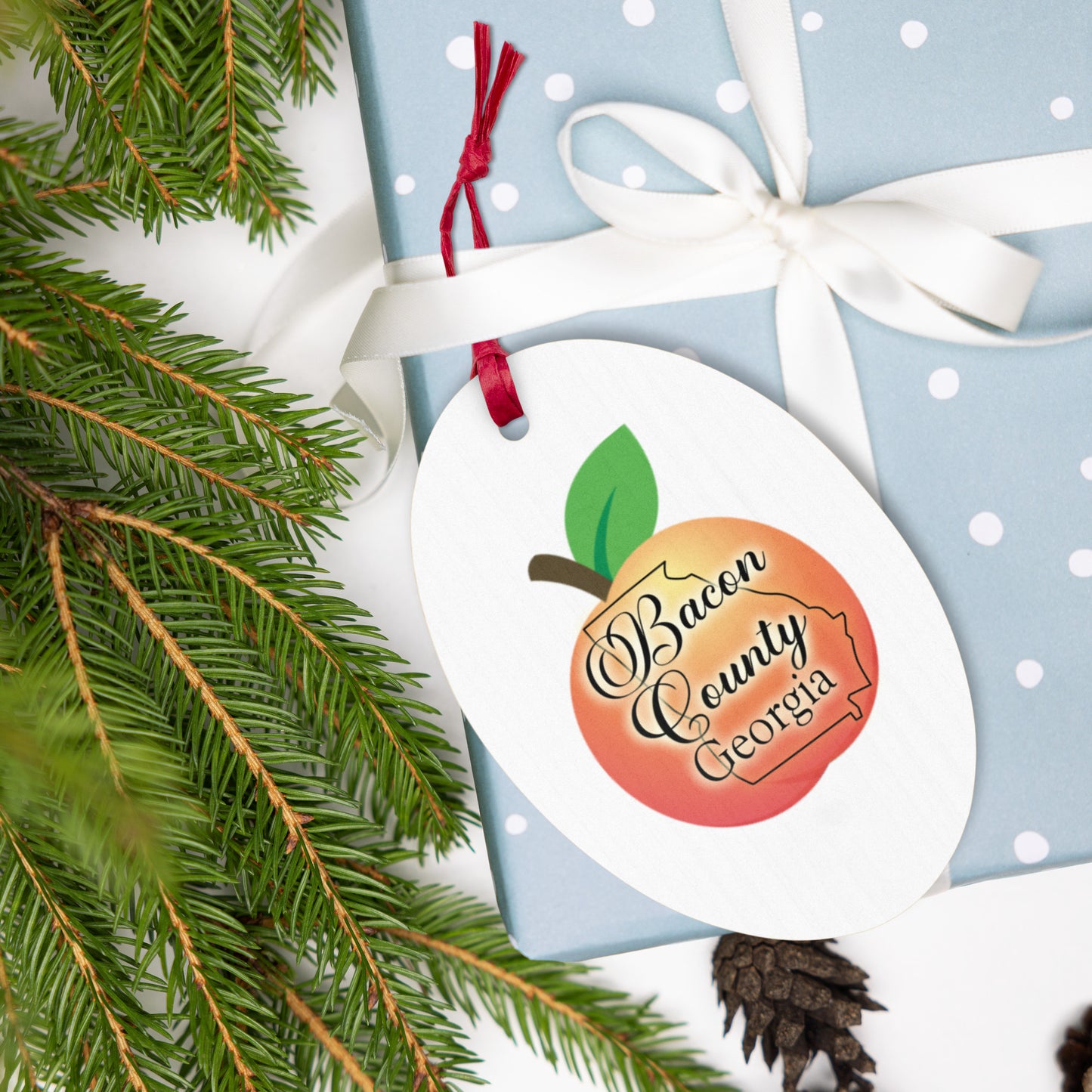 Bacon County Georgia Wooden ornaments