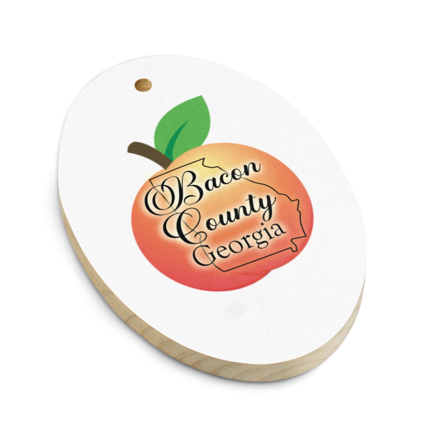 Bacon County Georgia Wooden ornaments