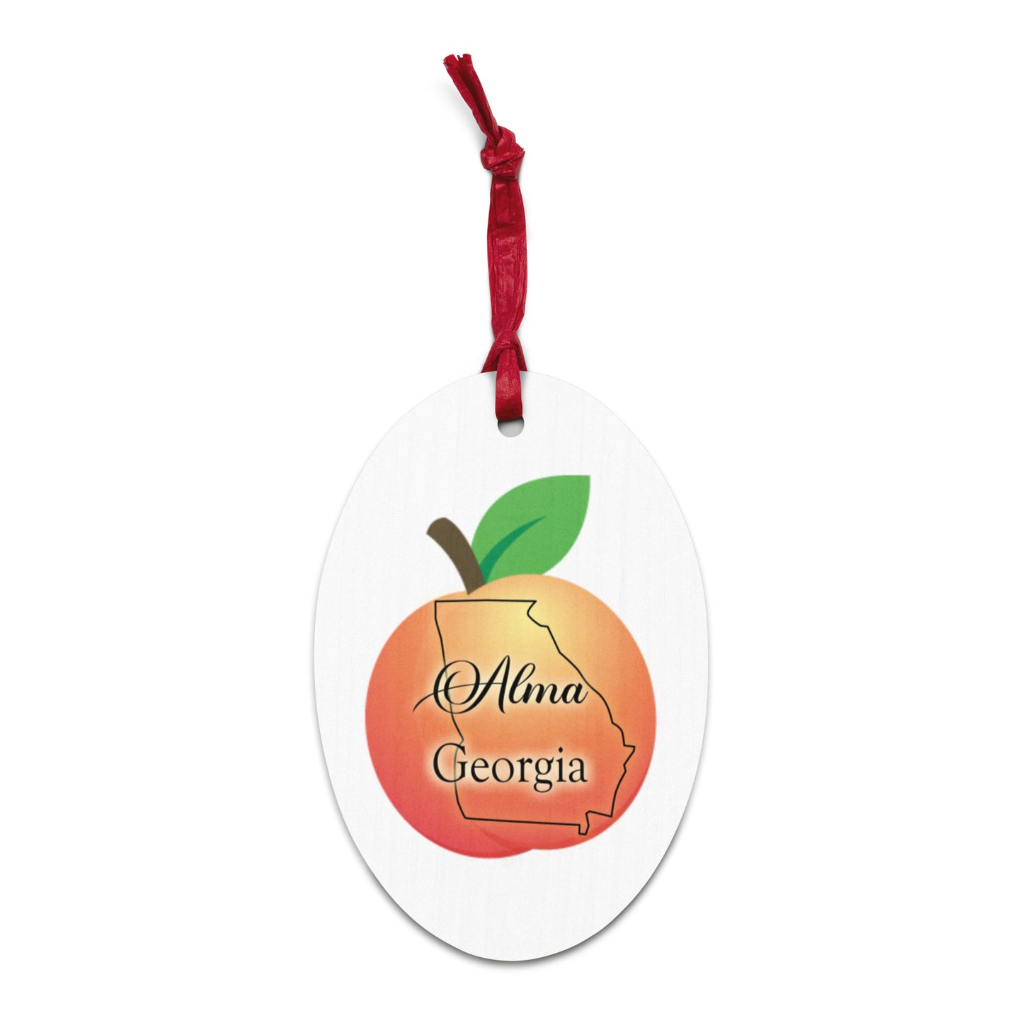 Alma Georgia Wooden ornaments