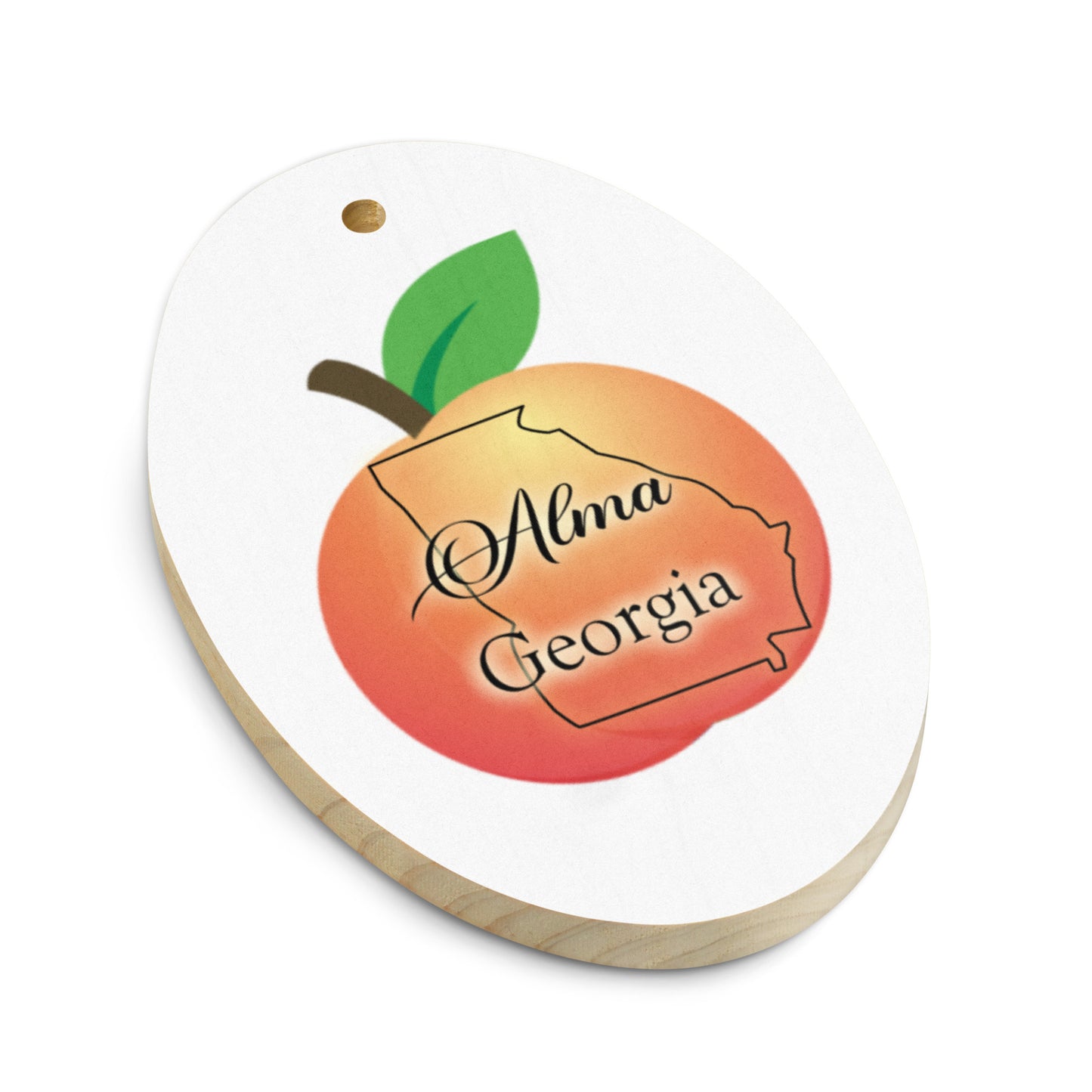Alma Georgia Wooden ornaments