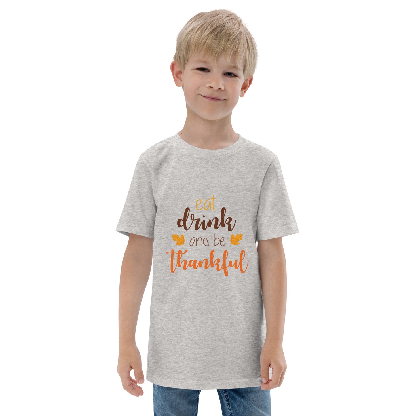 Eat Drink and Be Thankful Youth T-shirt