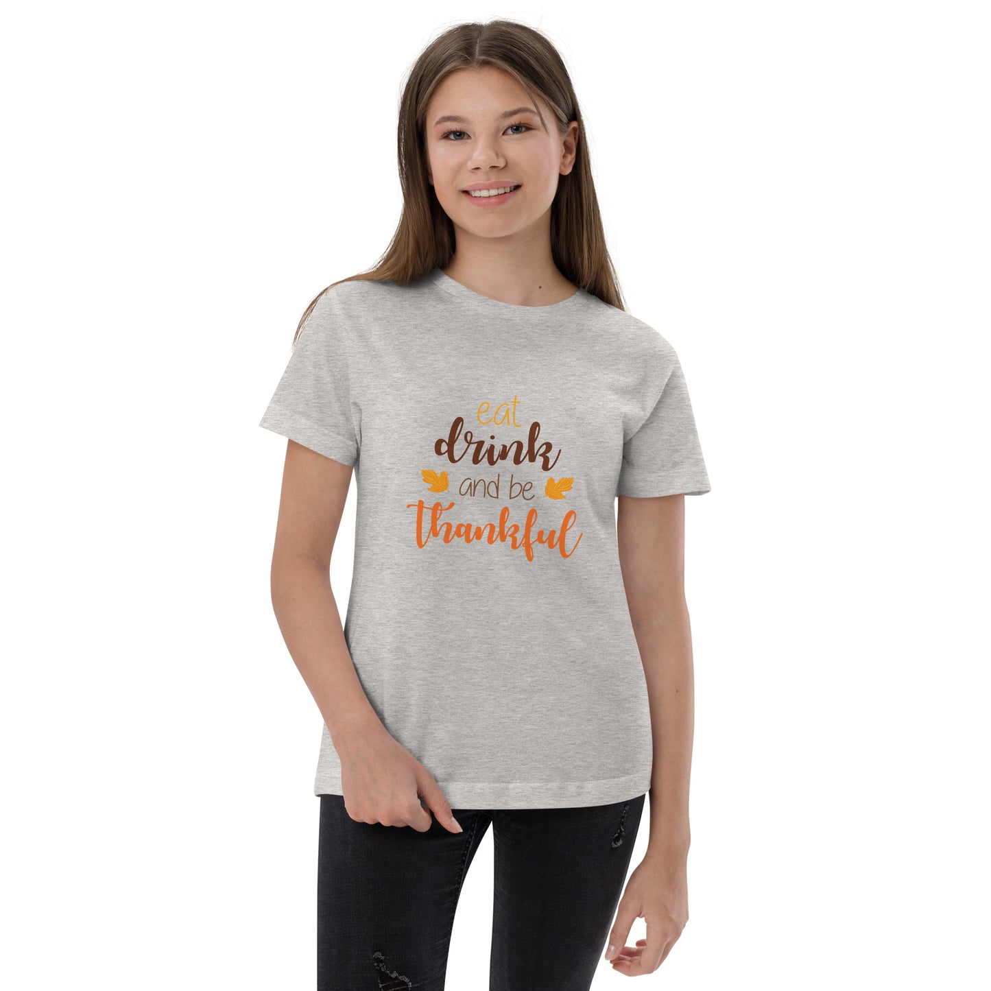 Eat Drink and Be Thankful Youth T-shirt