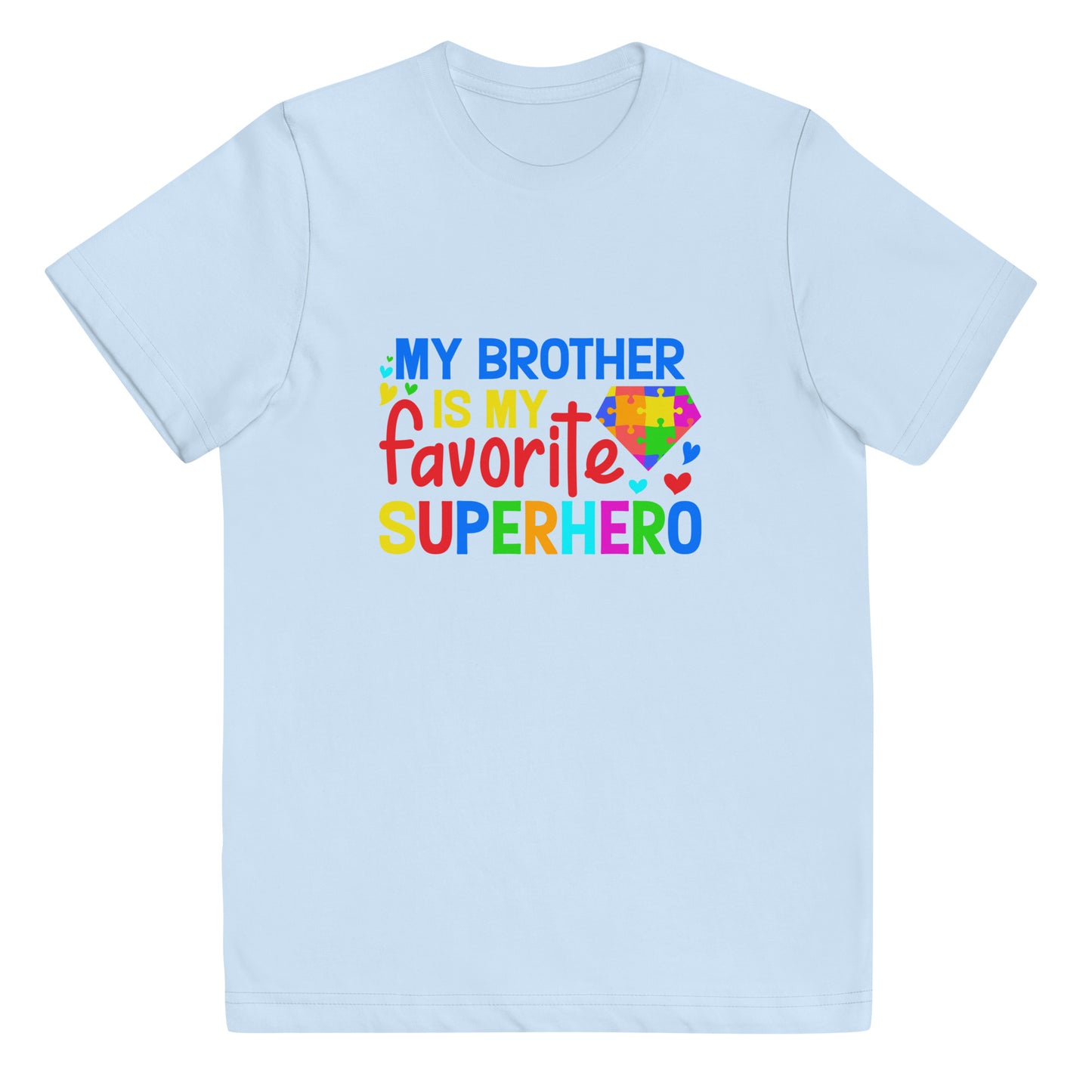 My Brother is my Favorite Superhero Youth jersey t-shirt