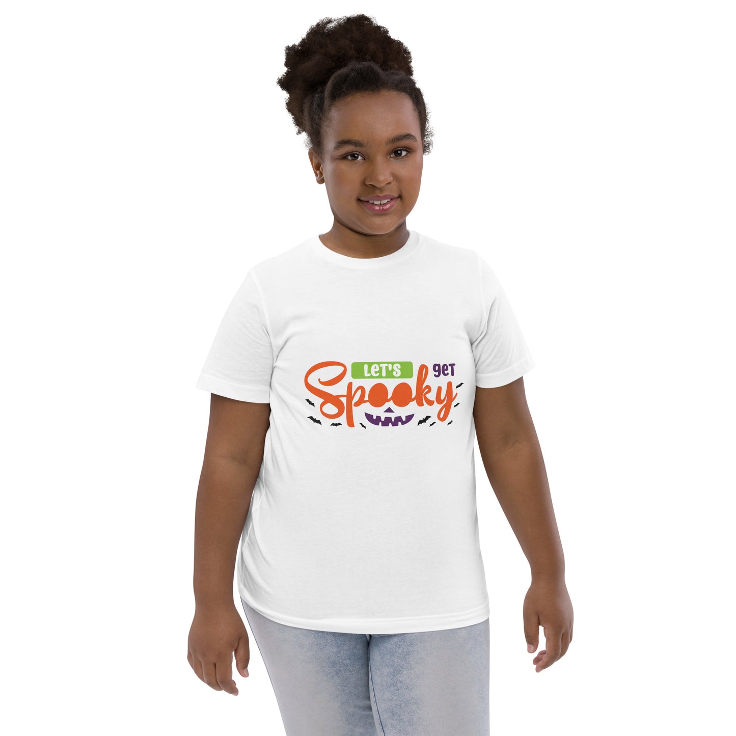 Let's Get Spooky Youth jersey t-shirt