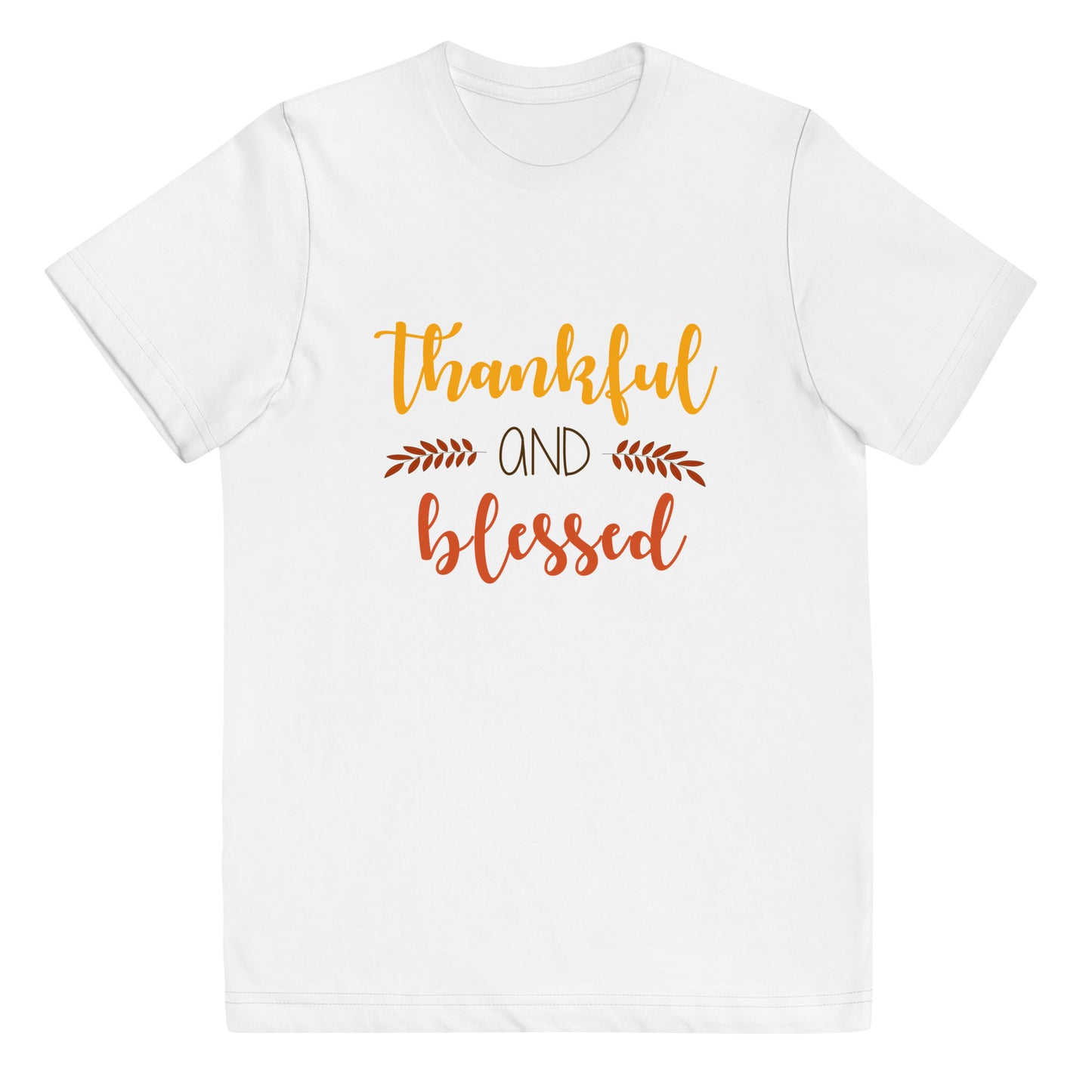 Thankful and Blessed Youth jersey t-shirt