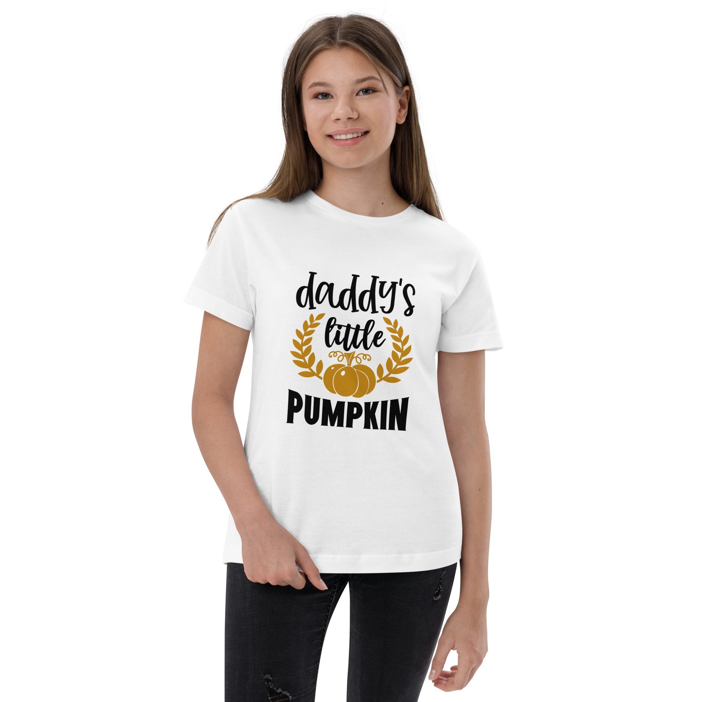 Daddy's Little Pumpkin Youth T-shirt