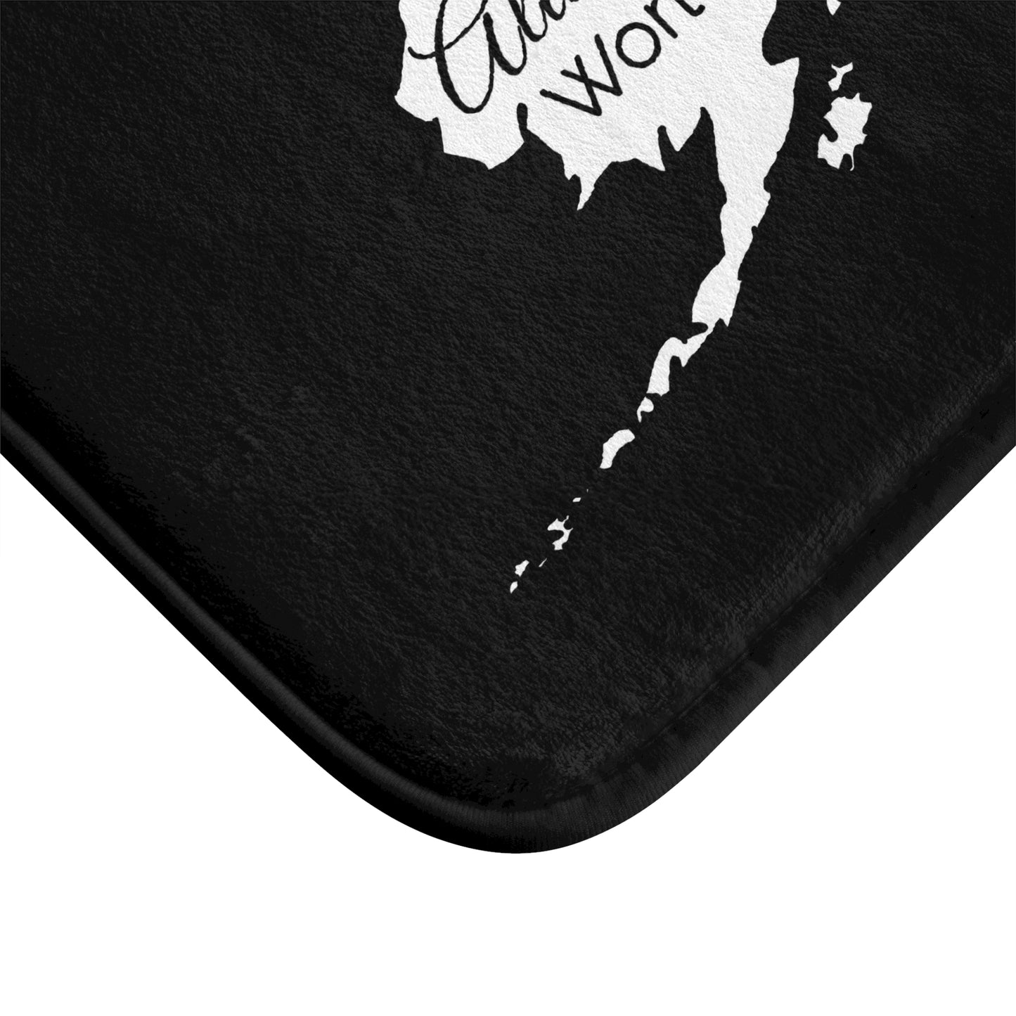 Just a Wyoming Girl in an Alaska World Bath Mat