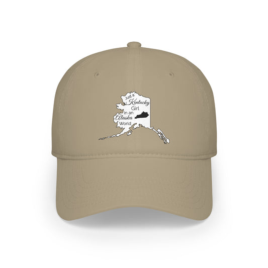 Just a Kentucky Girl in an Alaska World Low Profile Baseball Cap