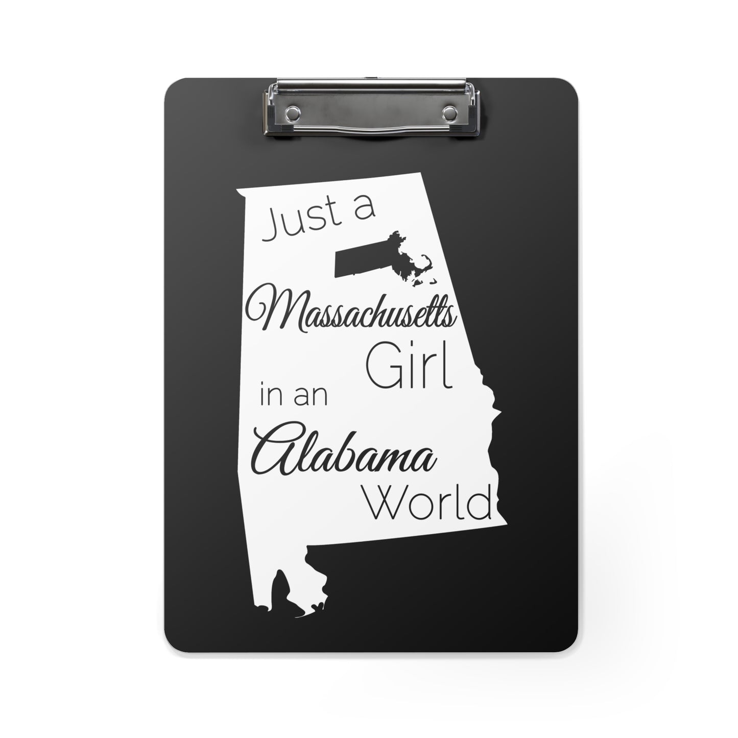 Just a Massachusetts Girl in an Alabama World Clipboard