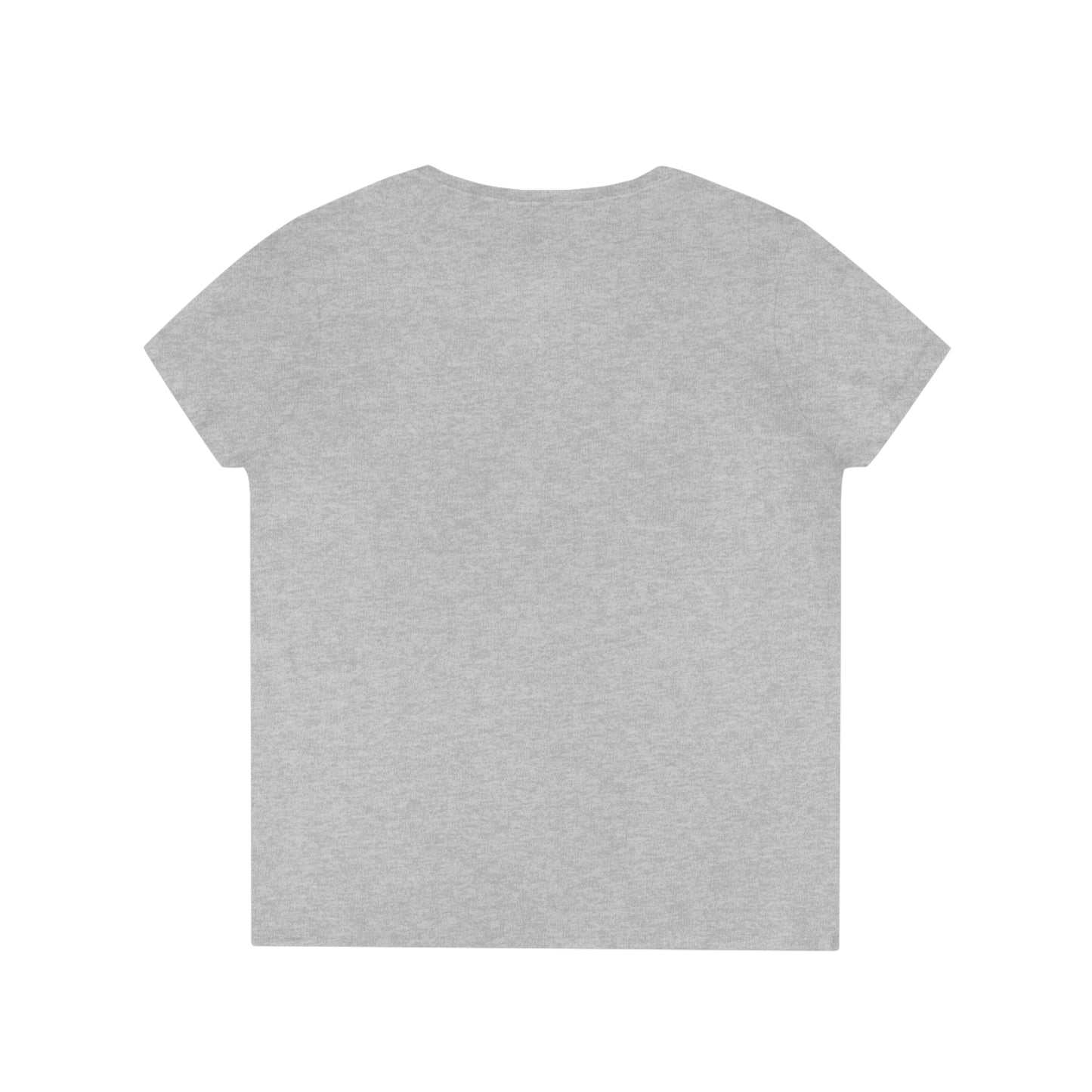 Just a Delaware Girl in an Alaska World Ladies' V-Neck T-Shirt