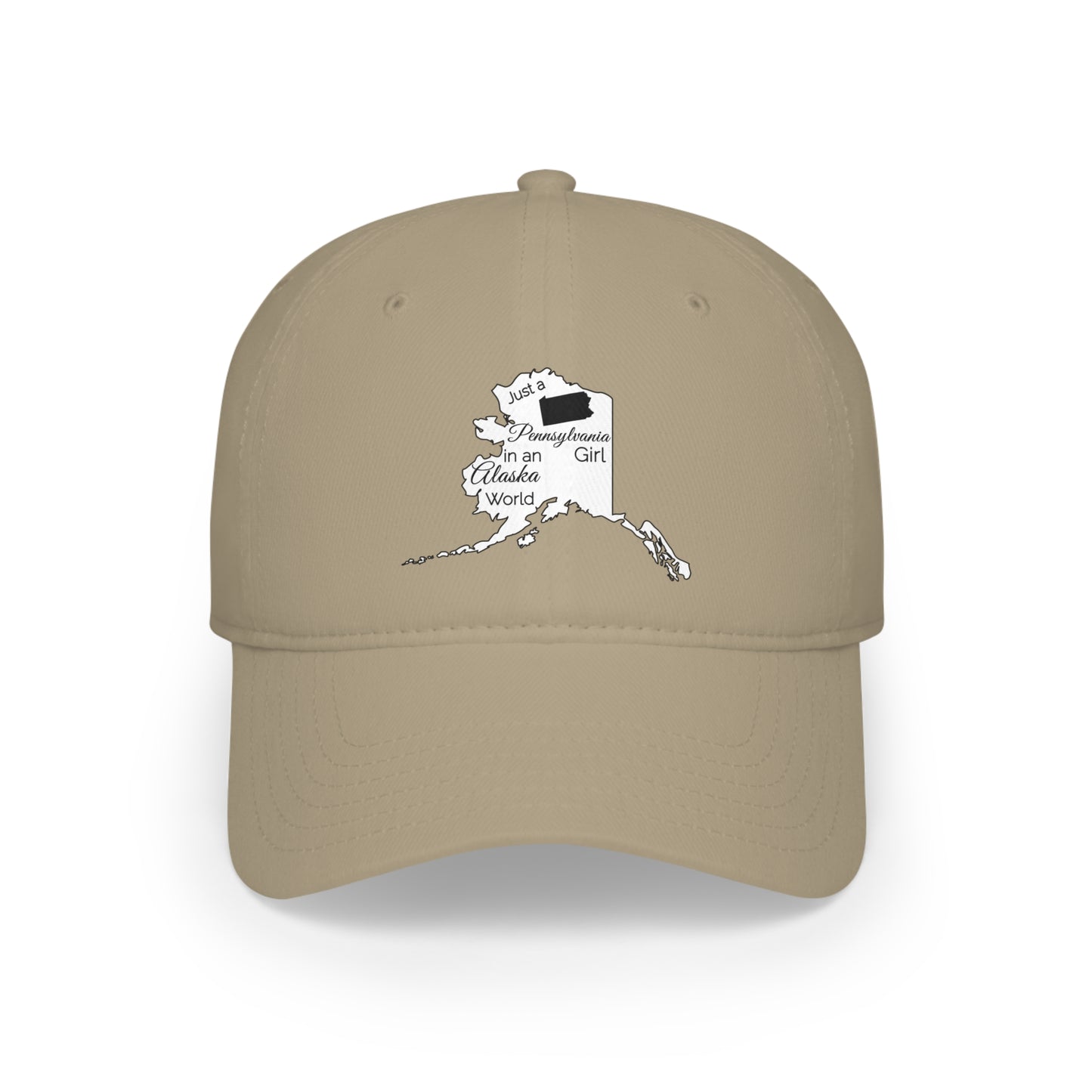 Just a Pennsylvania Girl in an Alaska World Low Profile Baseball Cap