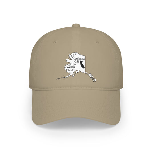 Just a California Girl in an Alaska World Low Profile Baseball Cap