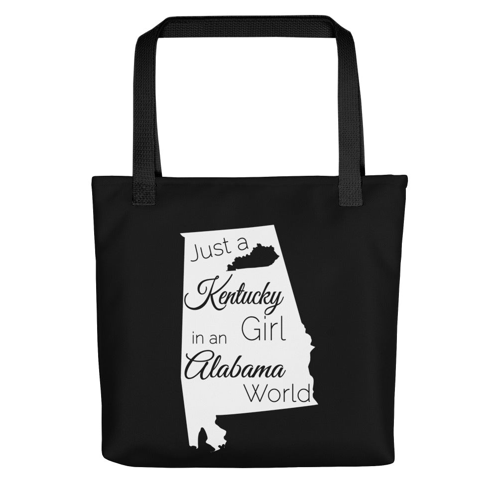 Just a Kentucky Girl in an Alabama World Tote bag