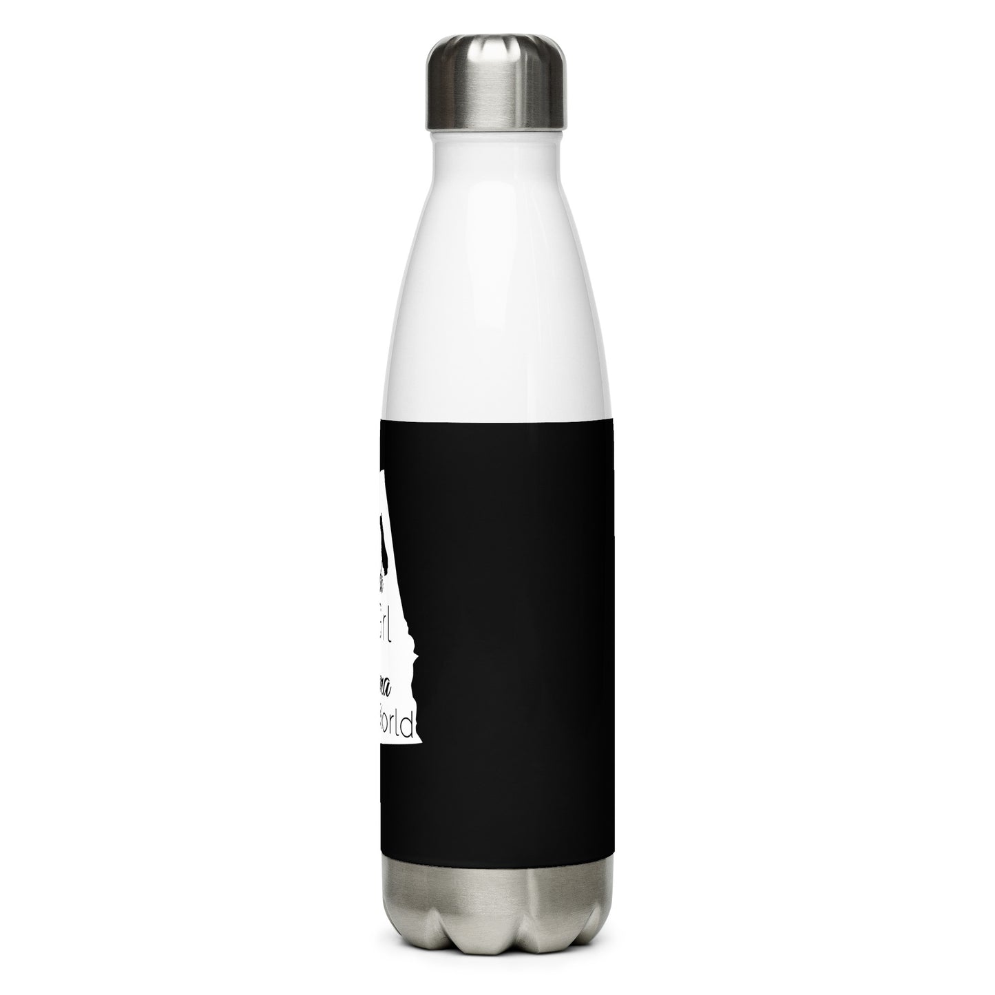 Just a Florida Girl in an Alabama World  Stainless Steel Water Bottle